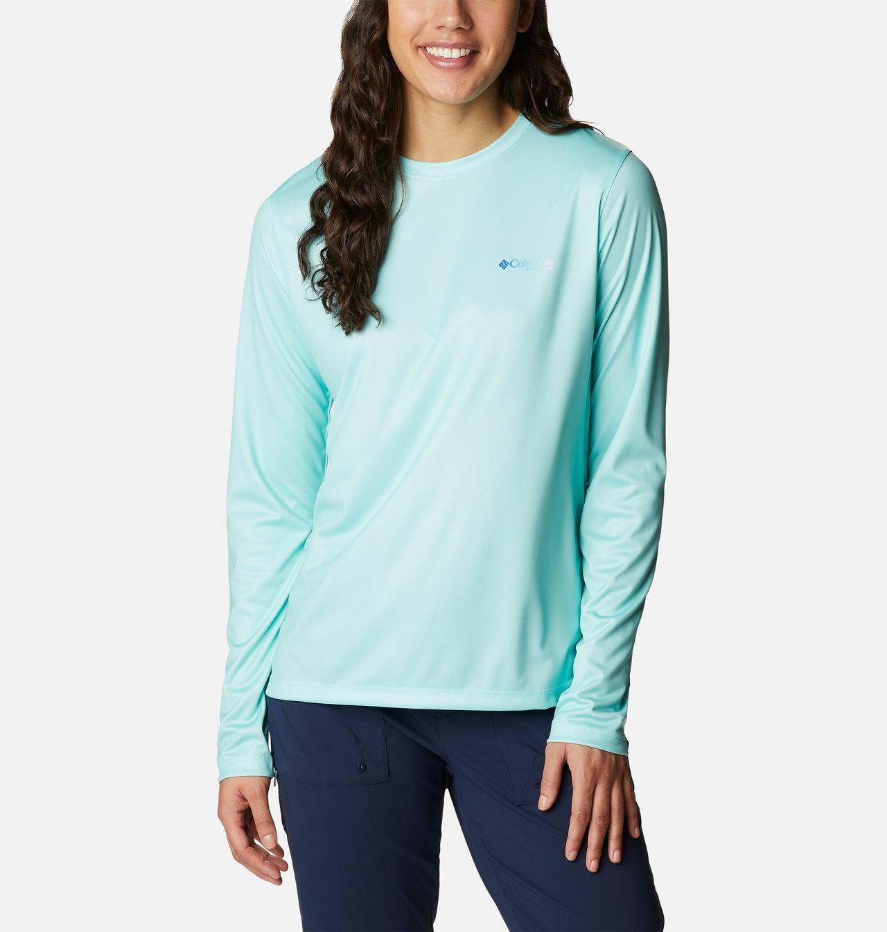 Women's Tidal Tee™ PFG Fish Flag Long Sleeve Shirt 1