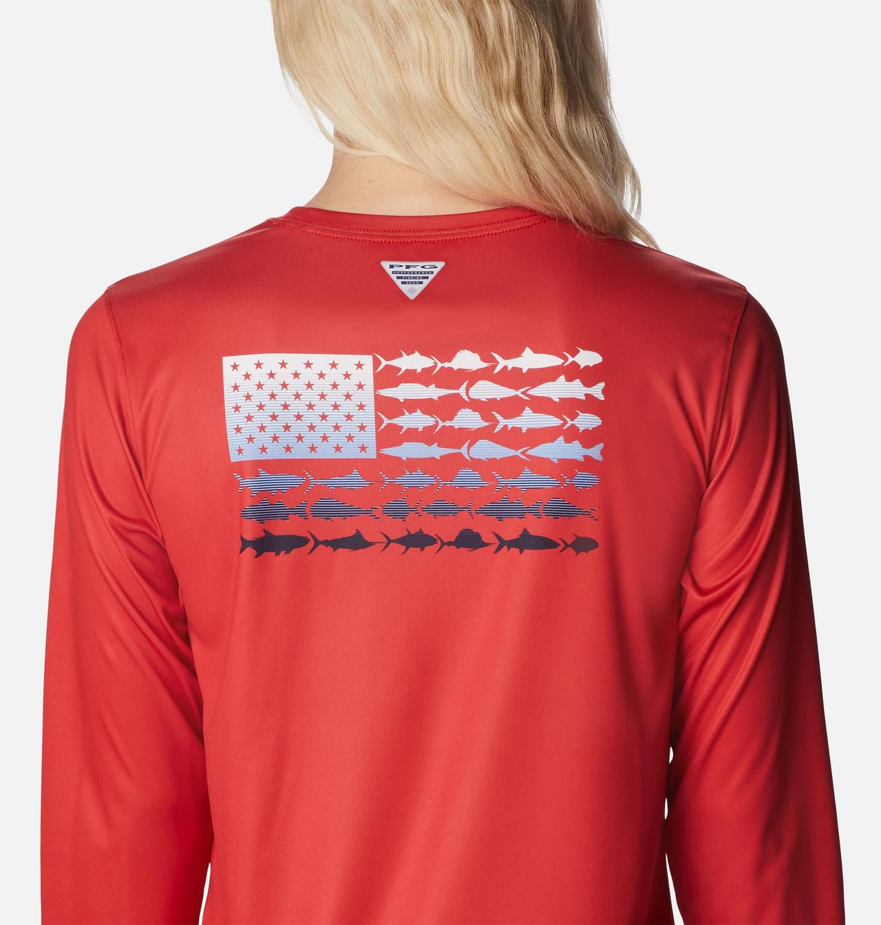 Women's Tidal Tee™ PFG Fish Flag Long Sleeve Shirt 5