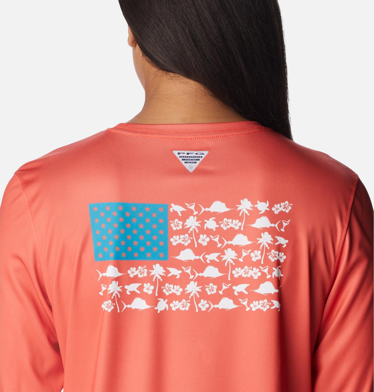 Women's Tidal Tee™ PFG Fish Flag Long Sleeve Shirt 5