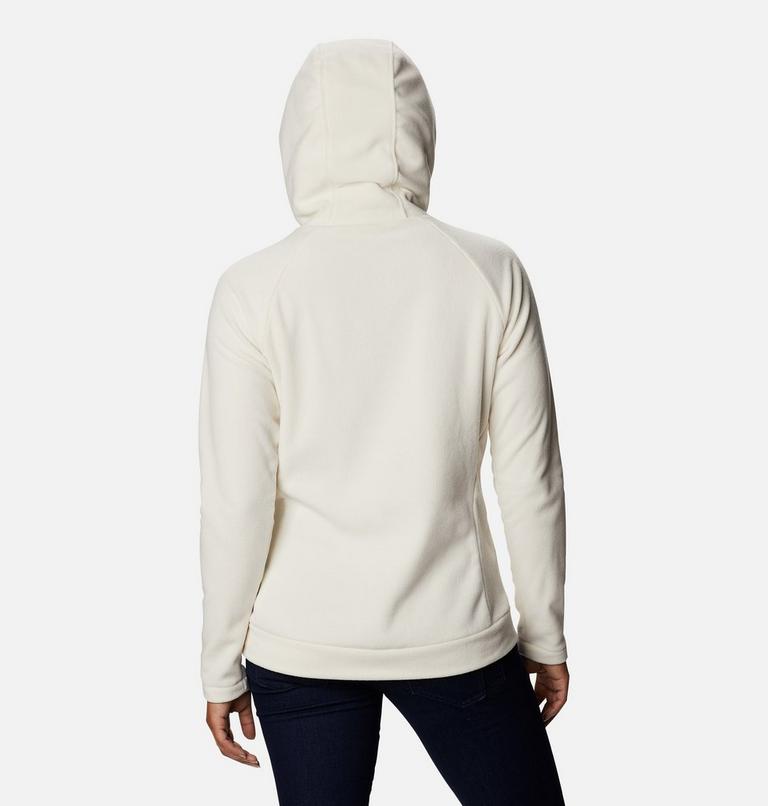 Women's Ali Peak Hooded Fleece, Color: Chalk, image 2
