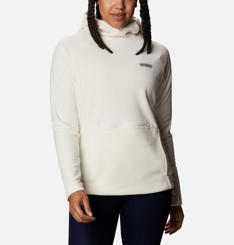 Women's Ali Peak Hooded Fleece, Color: Chalk, image 1