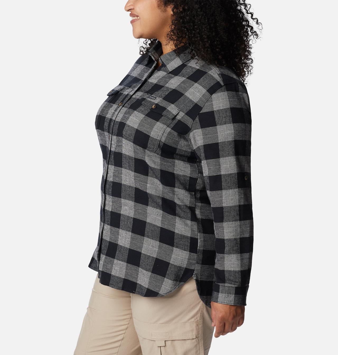 Chemise en flanelle extensible Pine Street™ pour femme - Grandes tailles 3