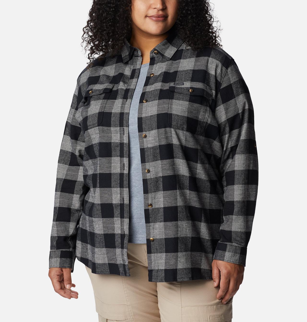 Chemise en flanelle extensible Pine Street™ pour femme - Grandes tailles 7