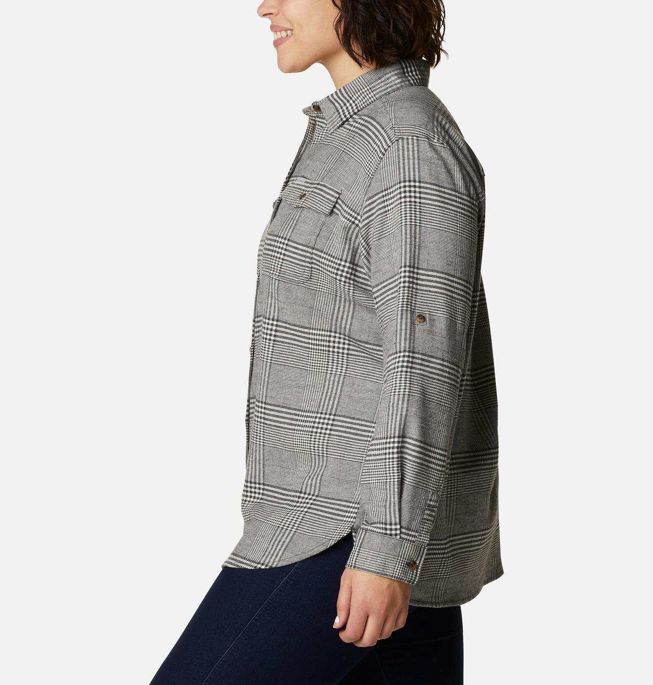 Women's Pine Street™ Stretch Flannel - Plus Size 3