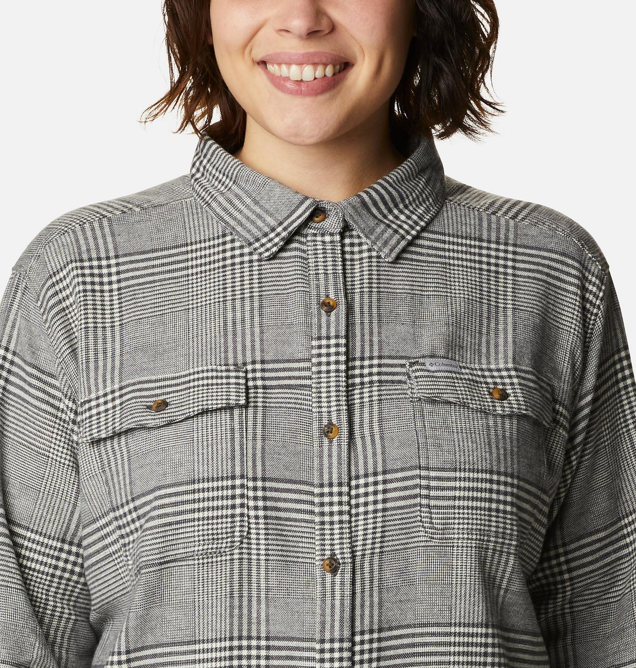 Women's Pine Street™ Stretch Flannel - Plus Size 4