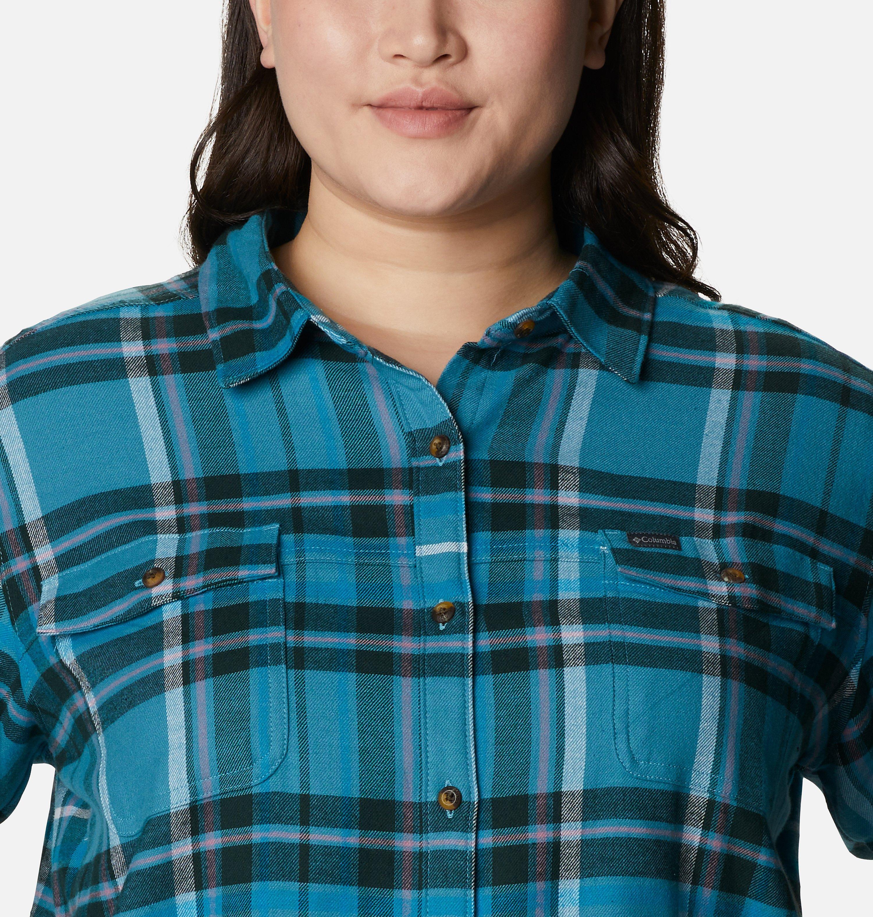 Women's Pine Street™ Stretch Flannel - Plus Size 4
