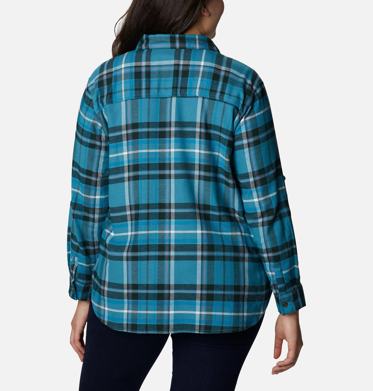 Women's Pine Street™ Stretch Flannel - Plus Size 2
