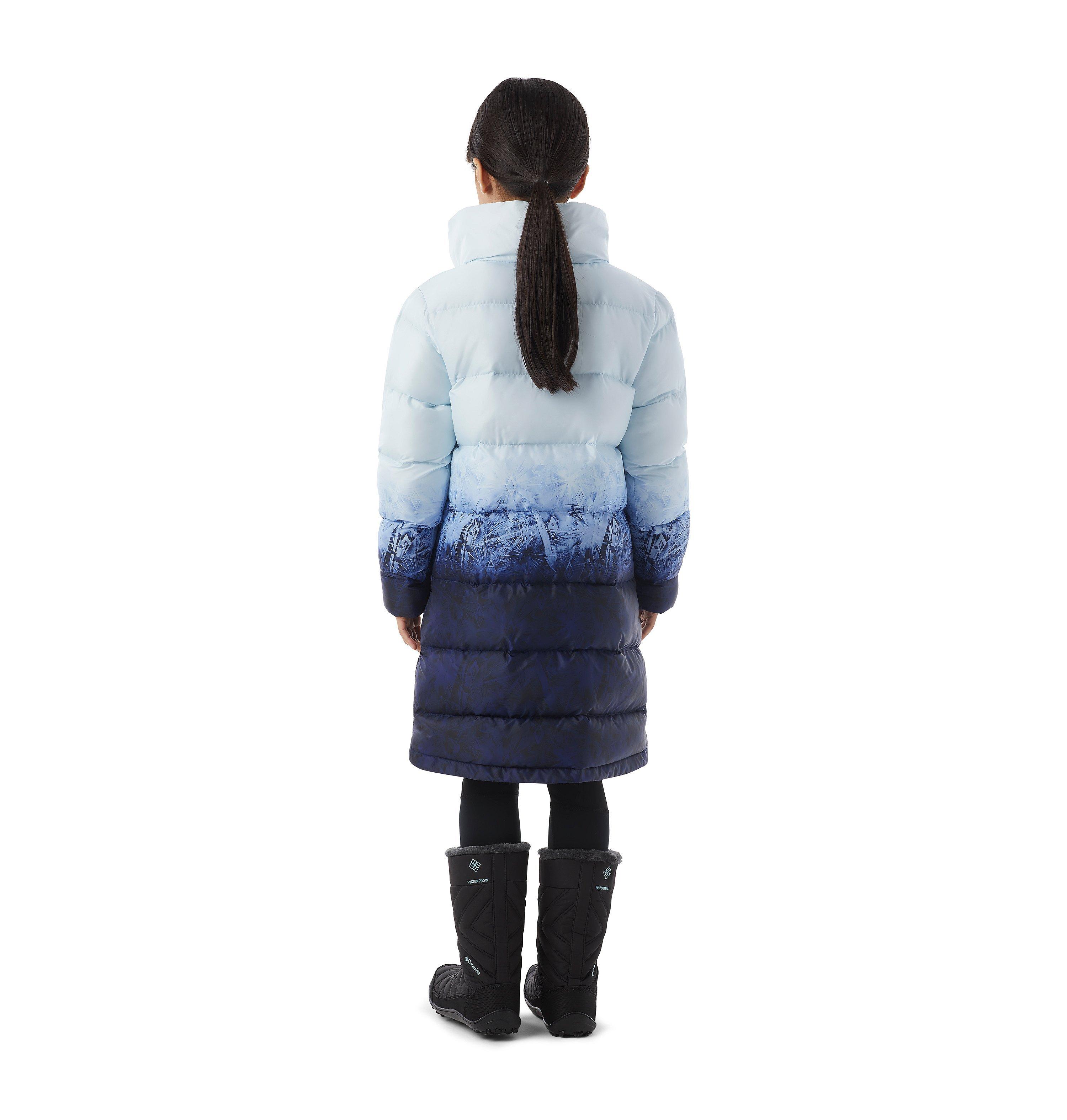 Girls' Disney Elsa Long Puffer Jacket 3