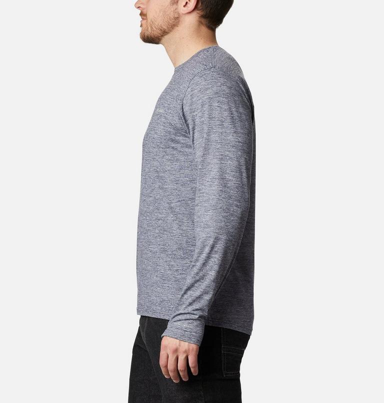 Tech Trail Long Sleeve Crew II | 464 | XXL, Color: Collegiate Navy Heather, image 3