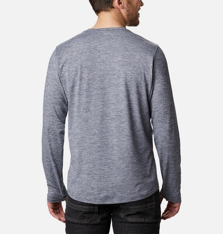 Tech Trail Long Sleeve Crew II | 464 | XXL, Color: Collegiate Navy Heather, image 2