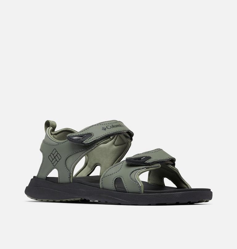 Men's Columbia2 Strap Sandal, Color: Gravel, Black, image 2