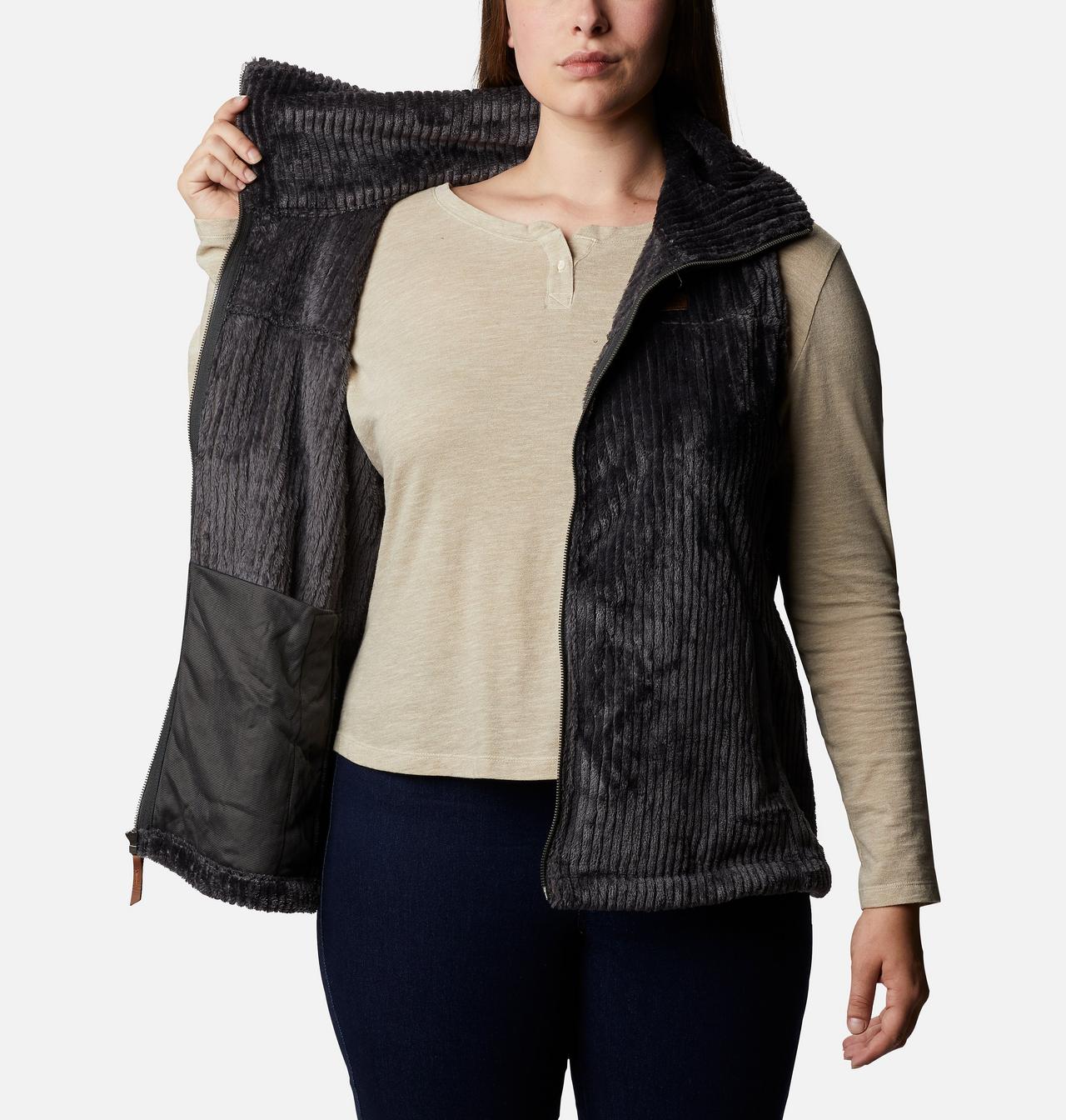 Women's Fire Side™ Sherpa Vest - Plus Size 5