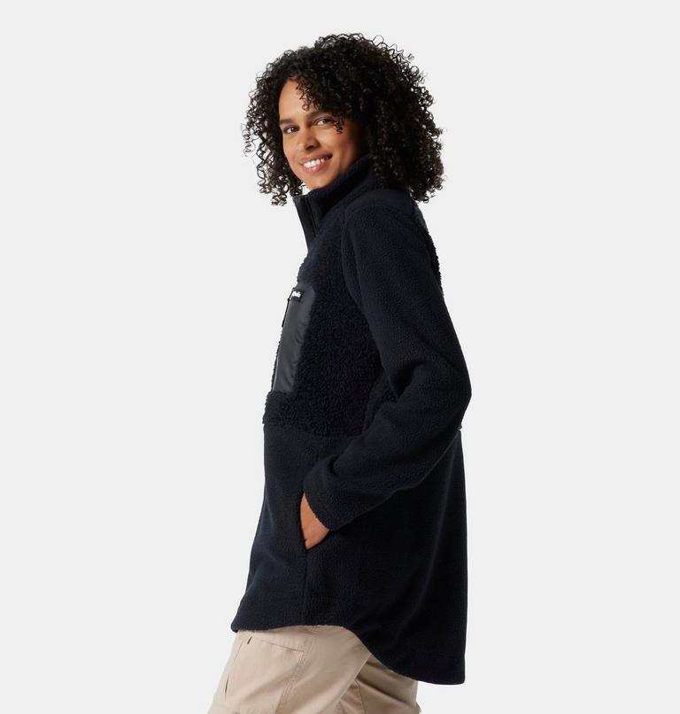 Women's Columbia Lodge Sherpa Fleece Jacket, Color: Black, image 3