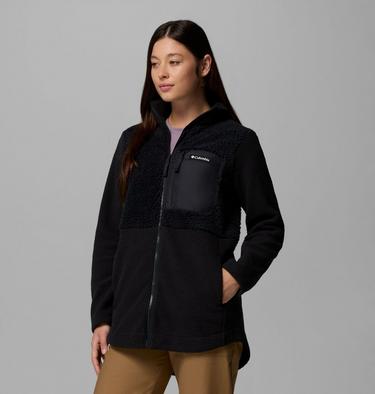 Veste Polaire Sherpa Columbia Lodge Femme, Color: Black, image 16
