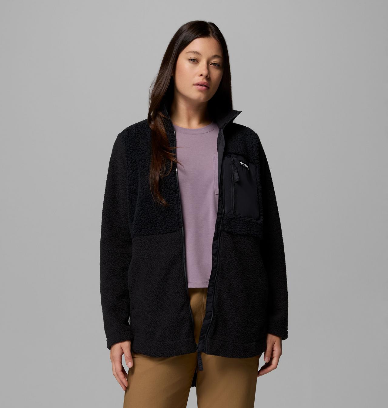 Women's Columbia Lodge™ Sherpa Full Zip Fleece Jacket 5