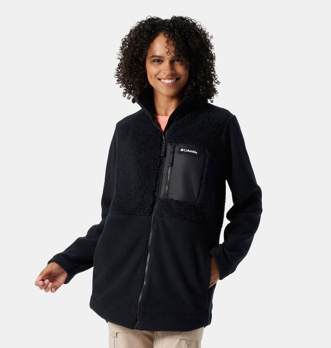 Women's Columbia Lodge™ Sherpa Full Zip Fleece Jacket | 010 | L 1