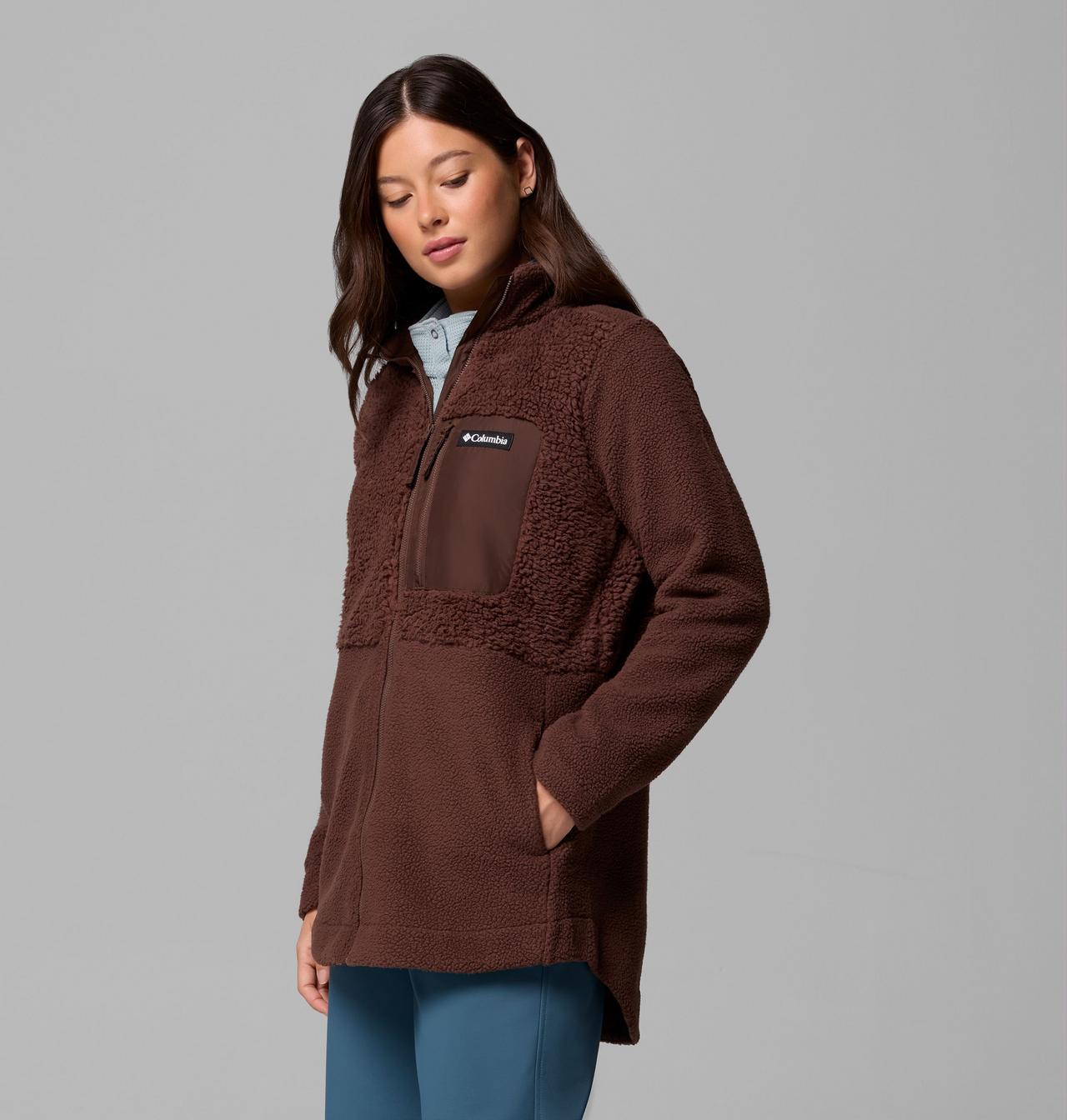 Women's Columbia Lodge™ Sherpa Full Zip Fleece Jacket | 256 | S 4