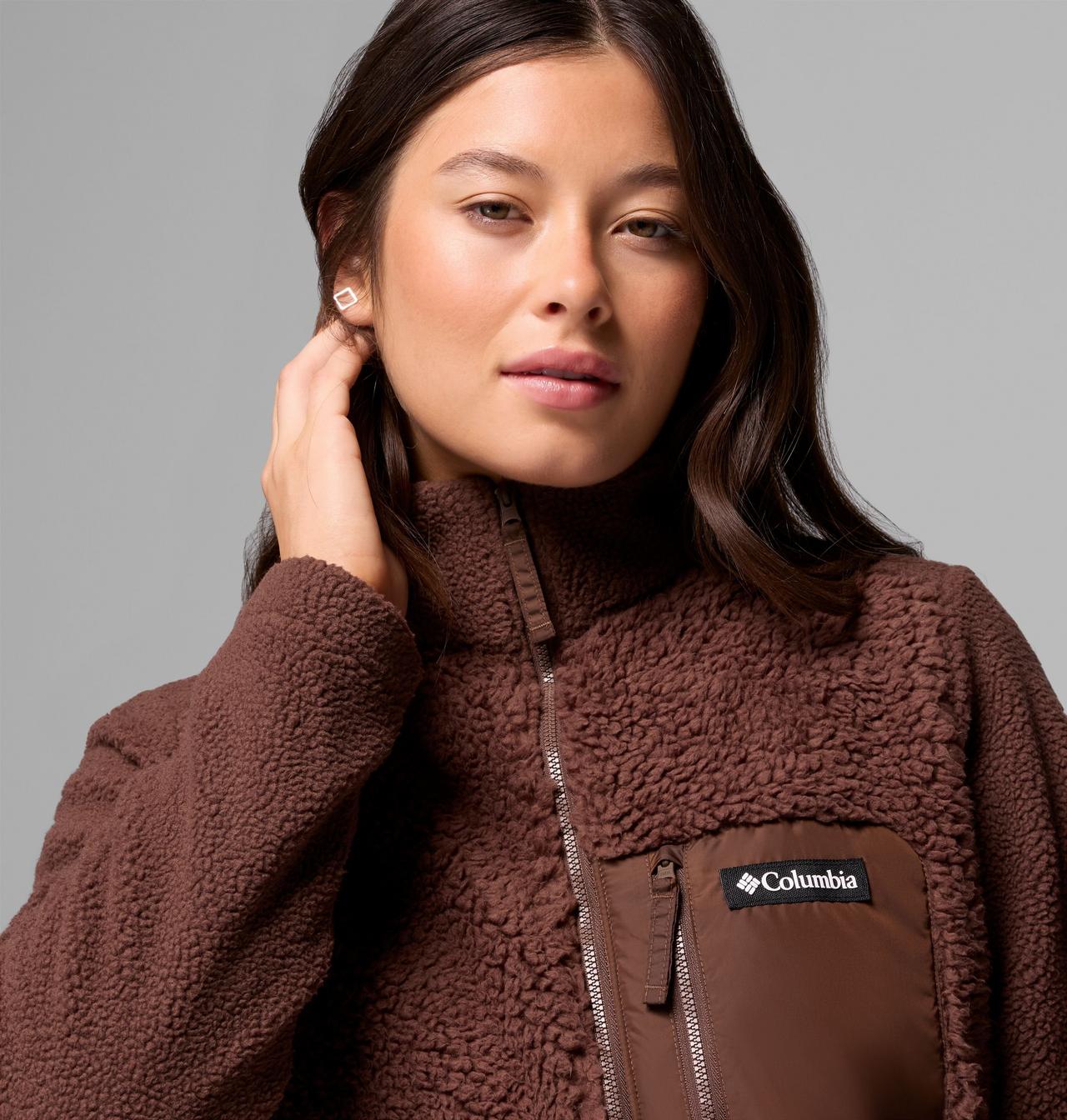 Women's Columbia Lodge™ Sherpa Full Zip Fleece Jacket | 256 | S 6