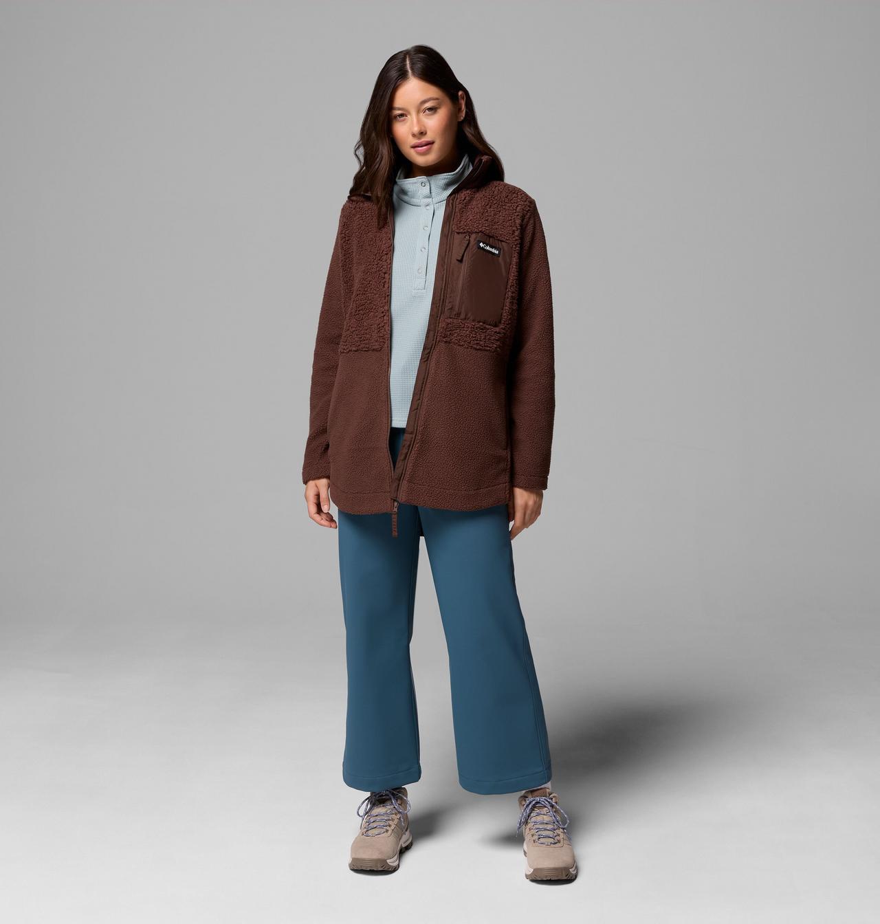 Women's Columbia Lodge™ Sherpa Full Zip Fleece Jacket | 256 | S 2