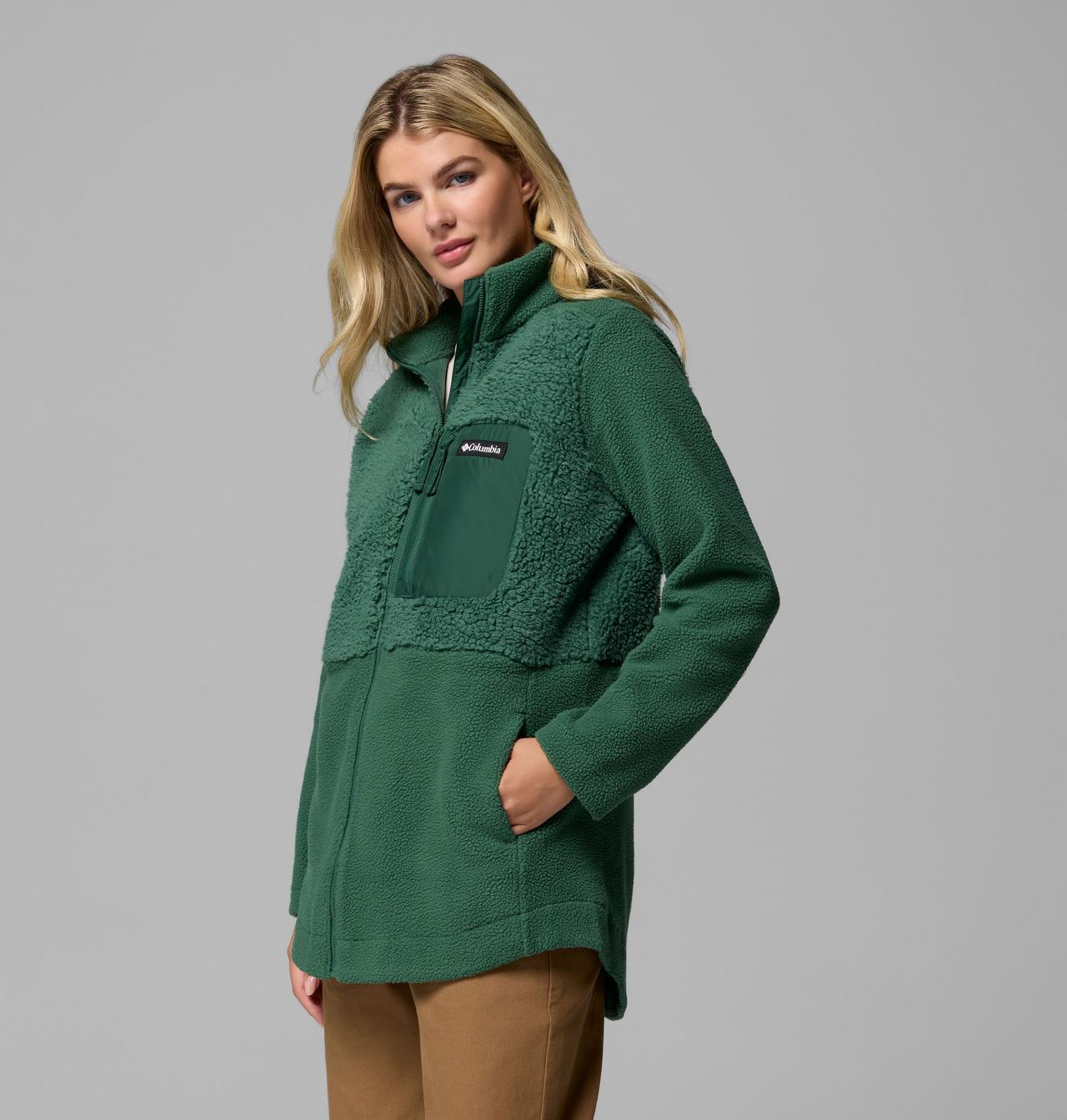 Women's Columbia Lodge™ Sherpa Full Zip Fleece Jacket