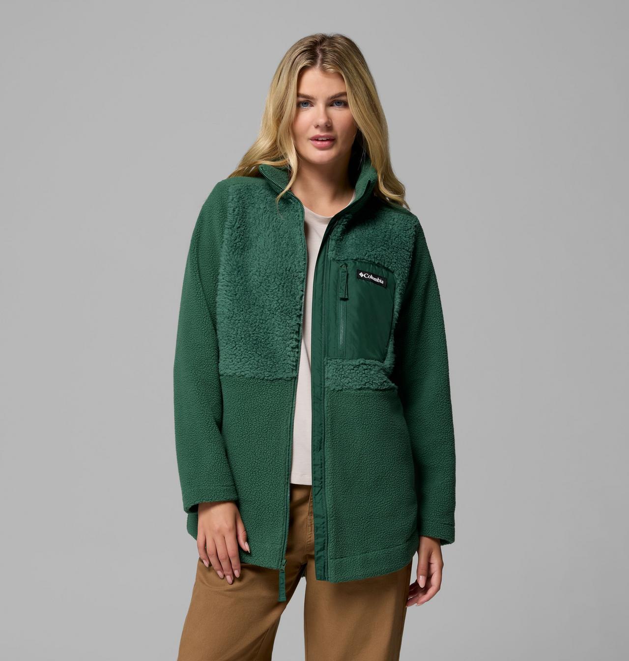 Women's Columbia Lodge™ Sherpa Full Zip Fleece Jacket