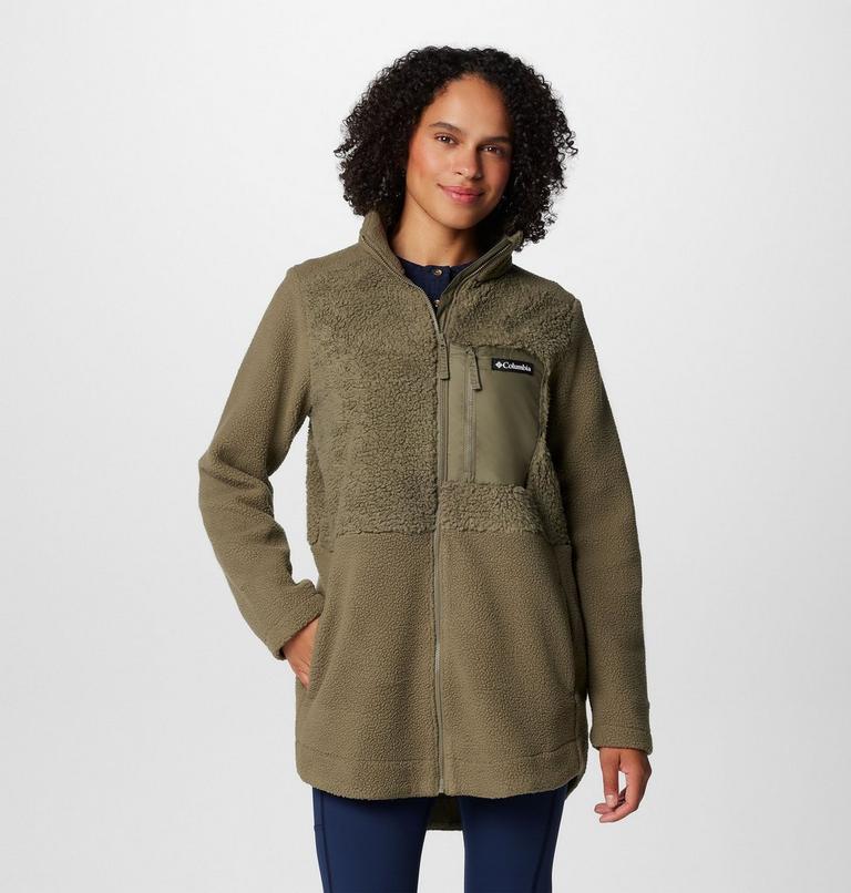 Columbia Lodge Sherpa FZ Fleece, Color: Stone Green, image 1