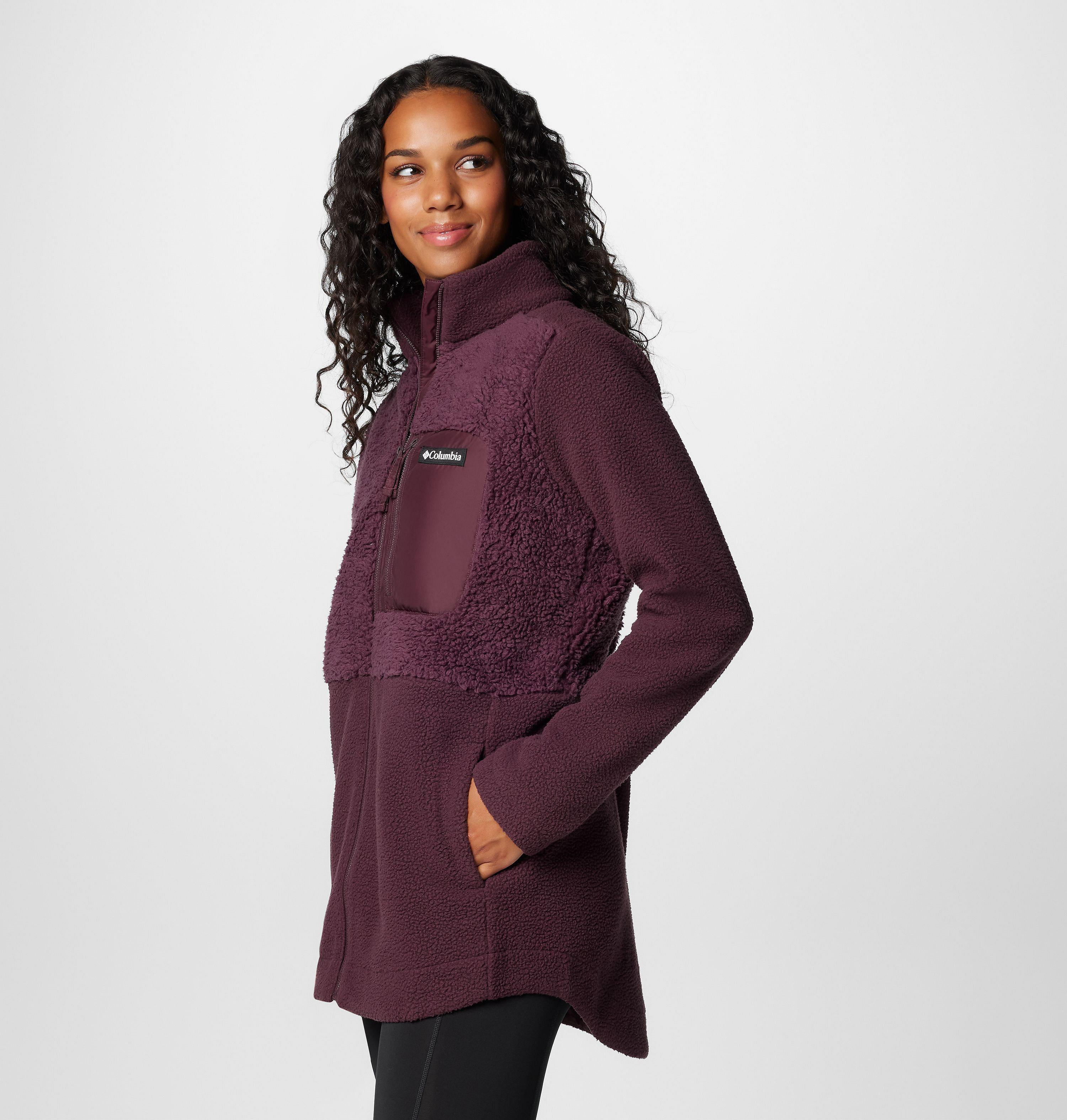 Women's Columbia Lodge Sherpa Full Zip Fleece Jacket 4