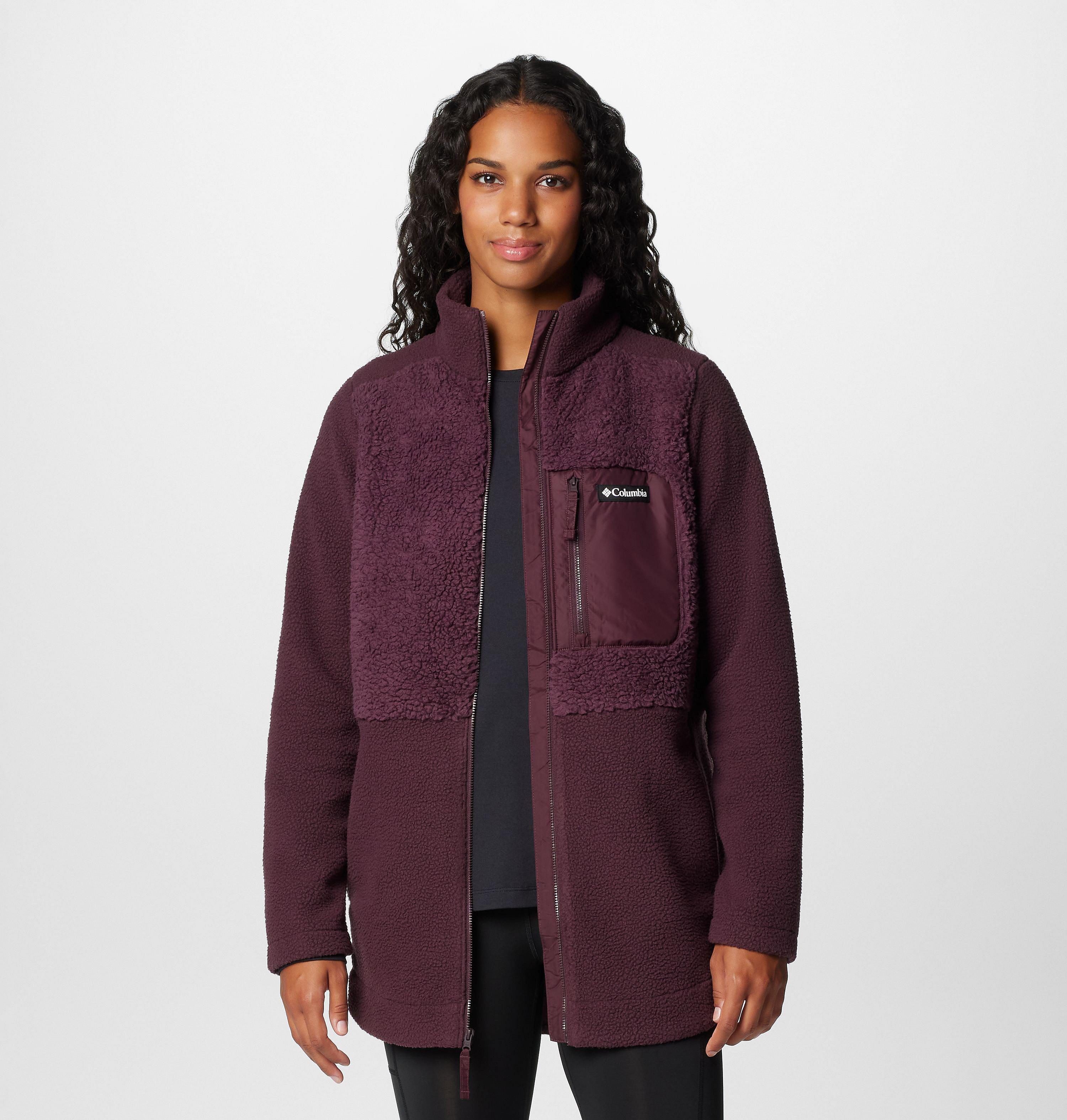 Women's Columbia Lodge Sherpa Full Zip Fleece Jacket 6