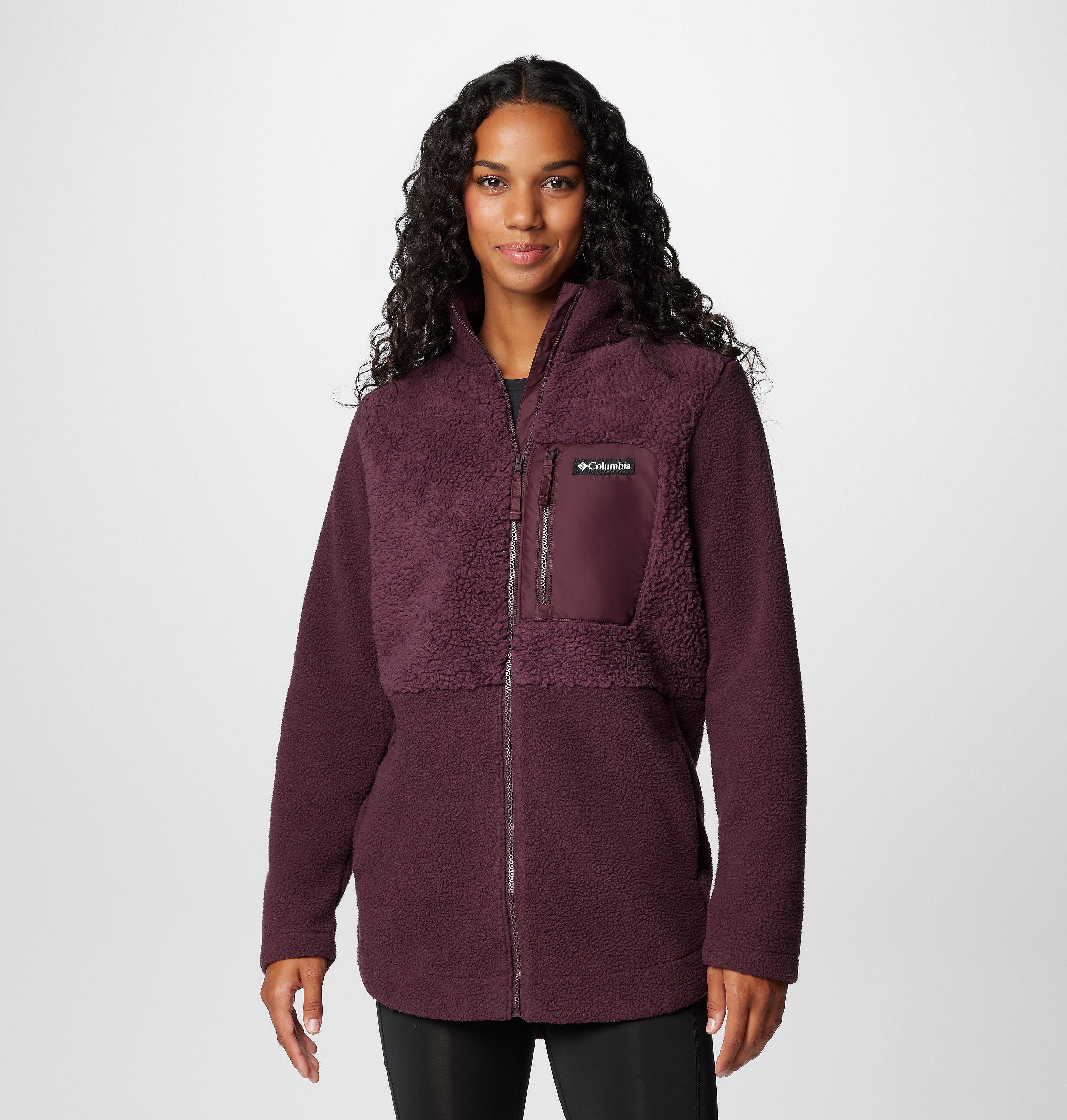 Women's Columbia Lodge Sherpa Full Zip Fleece Jacket Columbia
