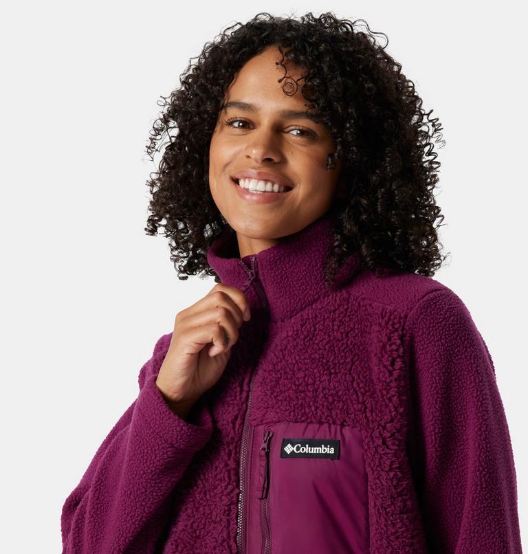 Columbia Lodge Sherpa FZ Fleece | 616 | L, Color: Marionberry, image 4