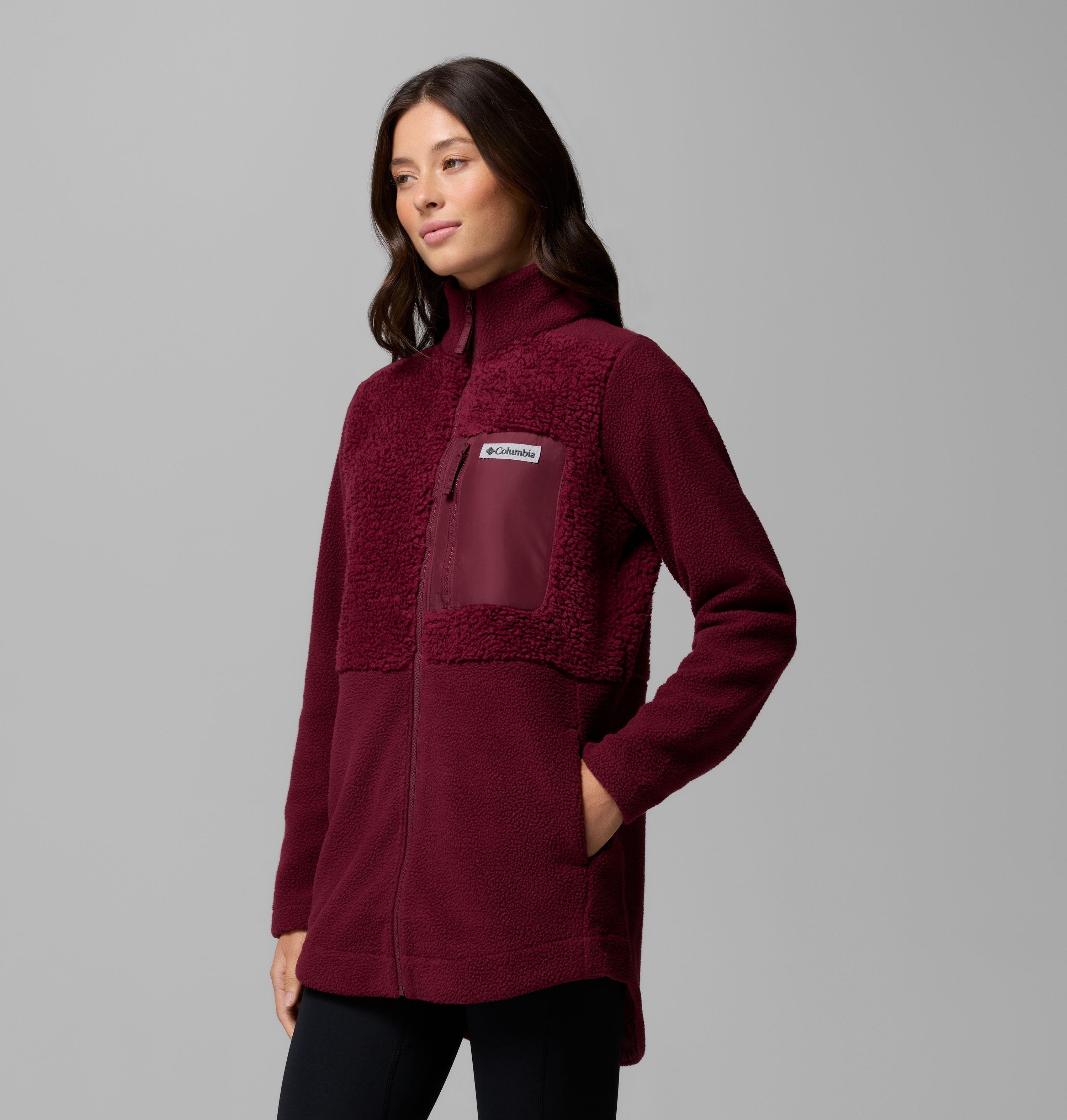 Women's Columbia Lodge Sherpa Full Zip Fleece Jacket | 624 | XS 4