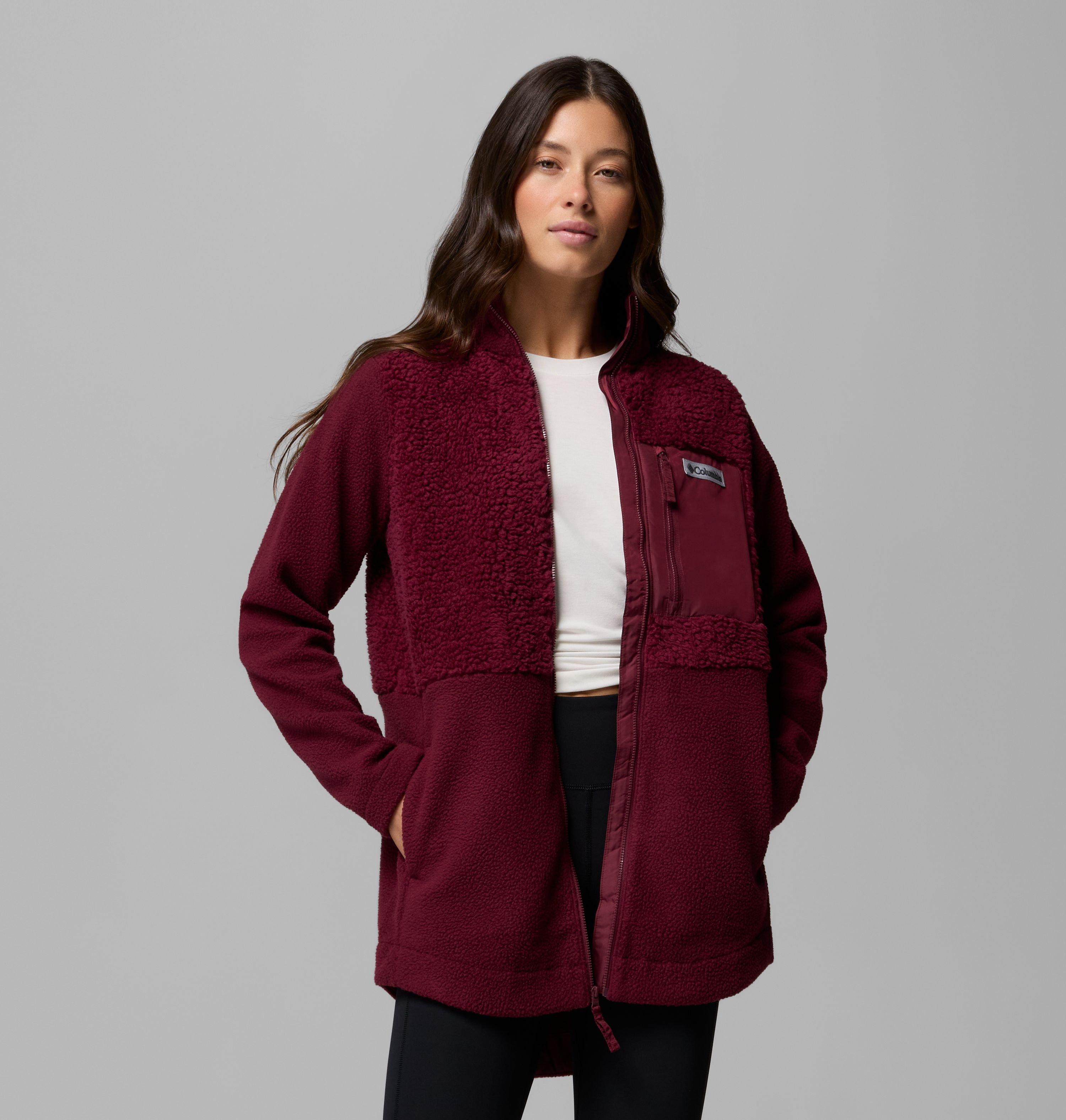 Women's Columbia Lodge Sherpa Full Zip Fleece Jacket | 624 | XS 5
