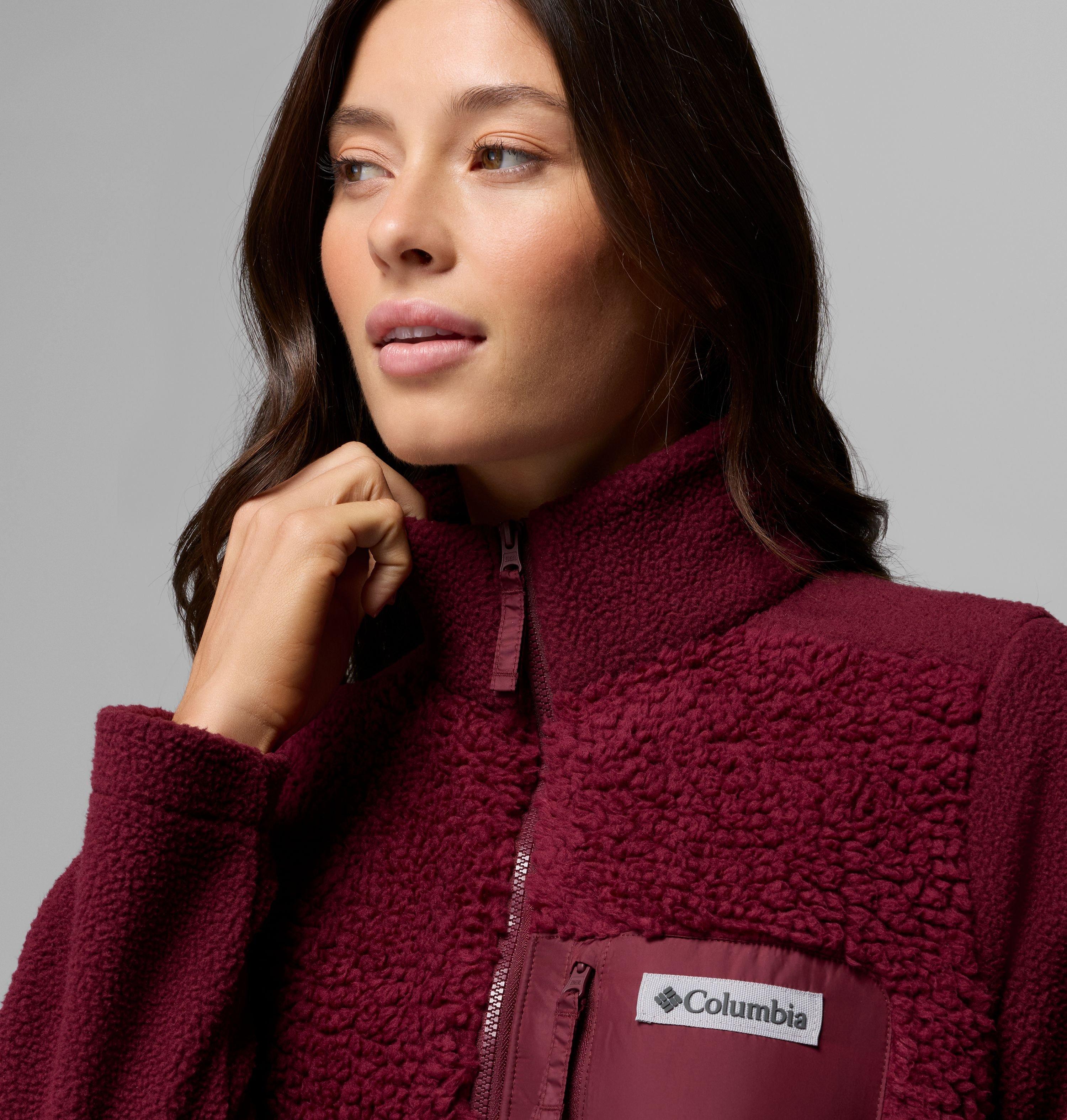 Women's Columbia Lodge Sherpa Full Zip Fleece Jacket | 624 | XS 6