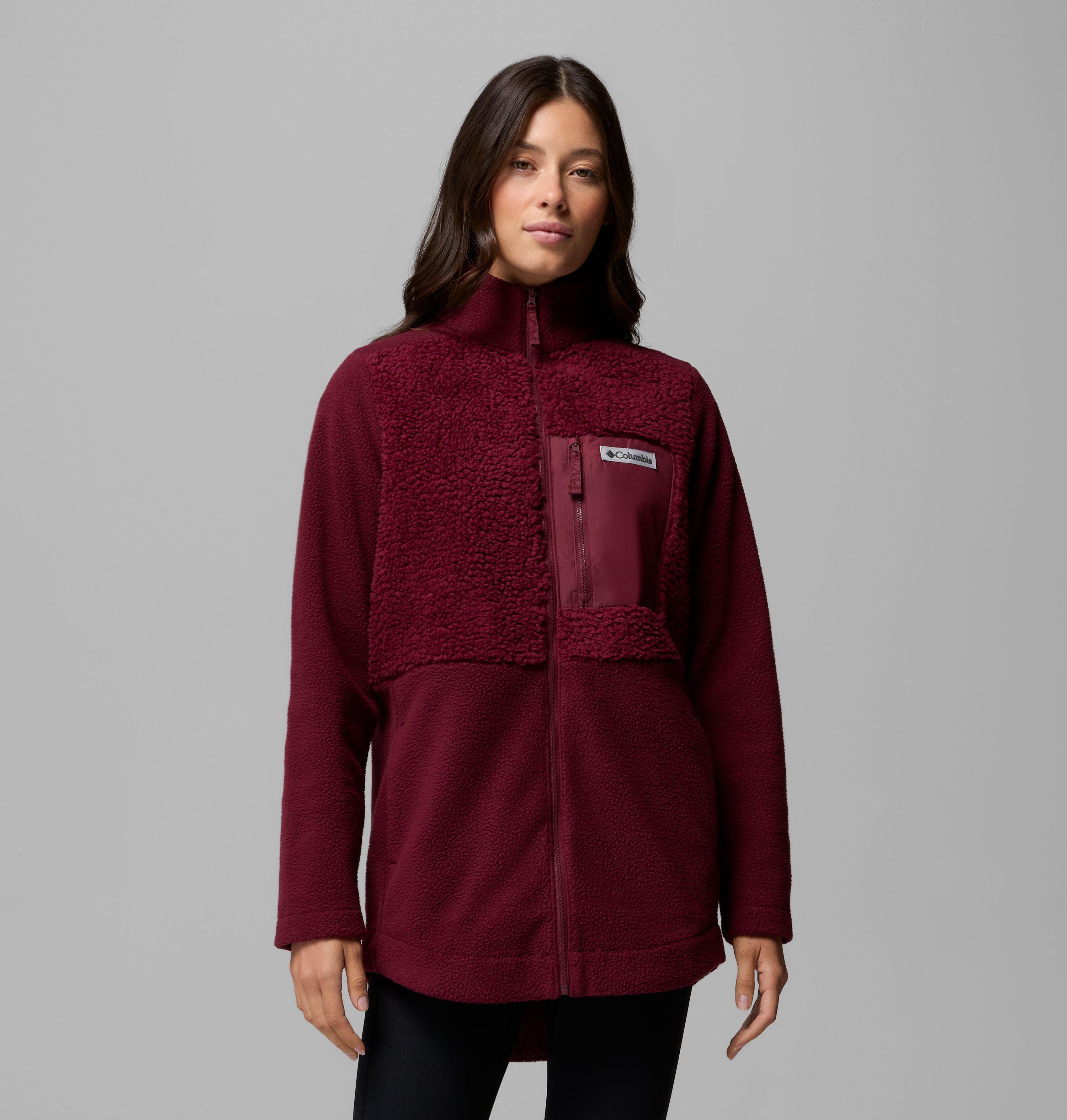 Women's Columbia Lodge Sherpa Full Zip Fleece Jacket | 624 | XS 1