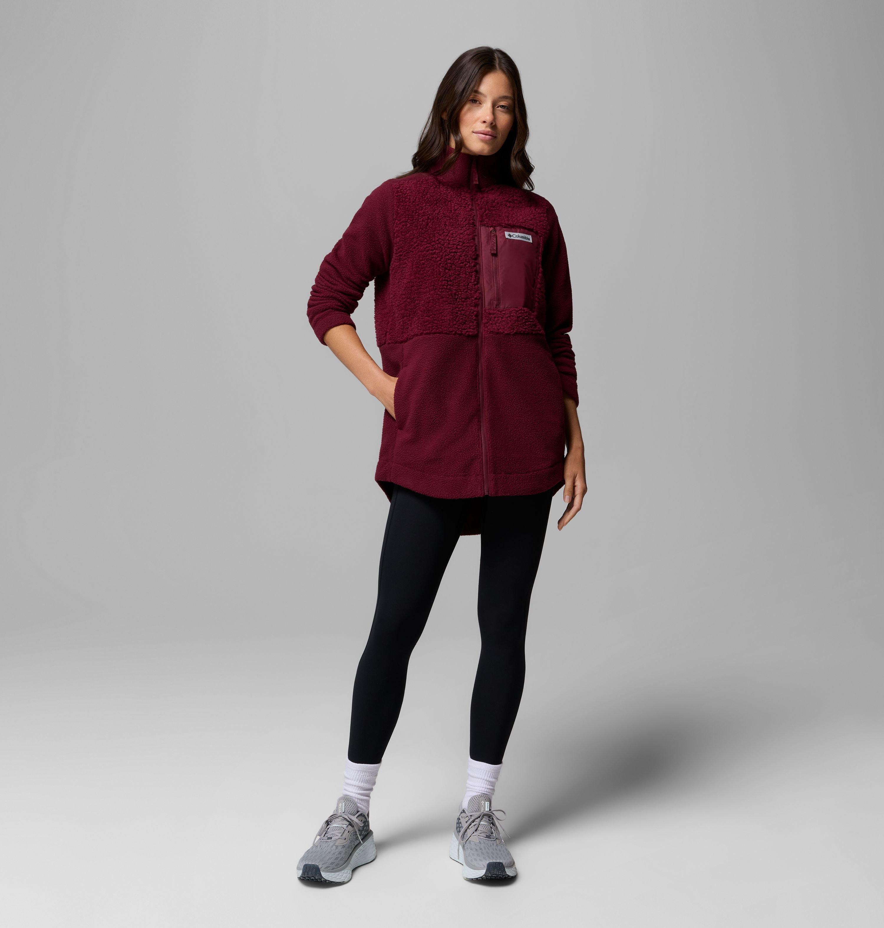 Women's Columbia Lodge Sherpa Full Zip Fleece Jacket | 624 | XS 2