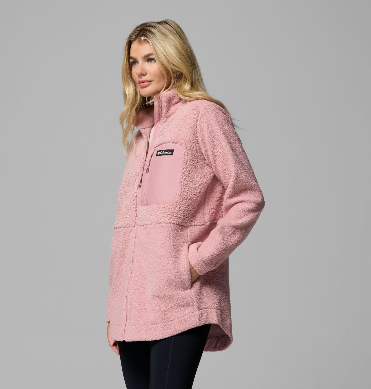 Women's Columbia Lodge™ Sherpa Full Zip Fleece Jacket | 659 | S 4