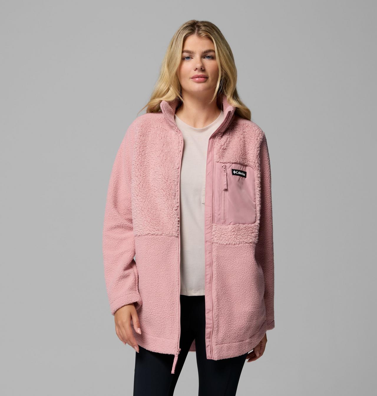 Women's Columbia Lodge™ Sherpa Full Zip Fleece Jacket | 659 | S 5