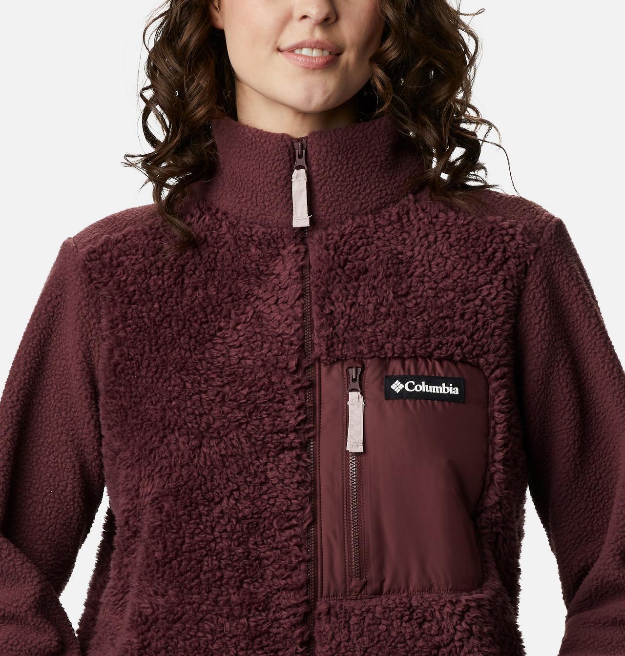 Women's Columbia Lodge™ Sherpa Full Zip Fleece Jacket 4