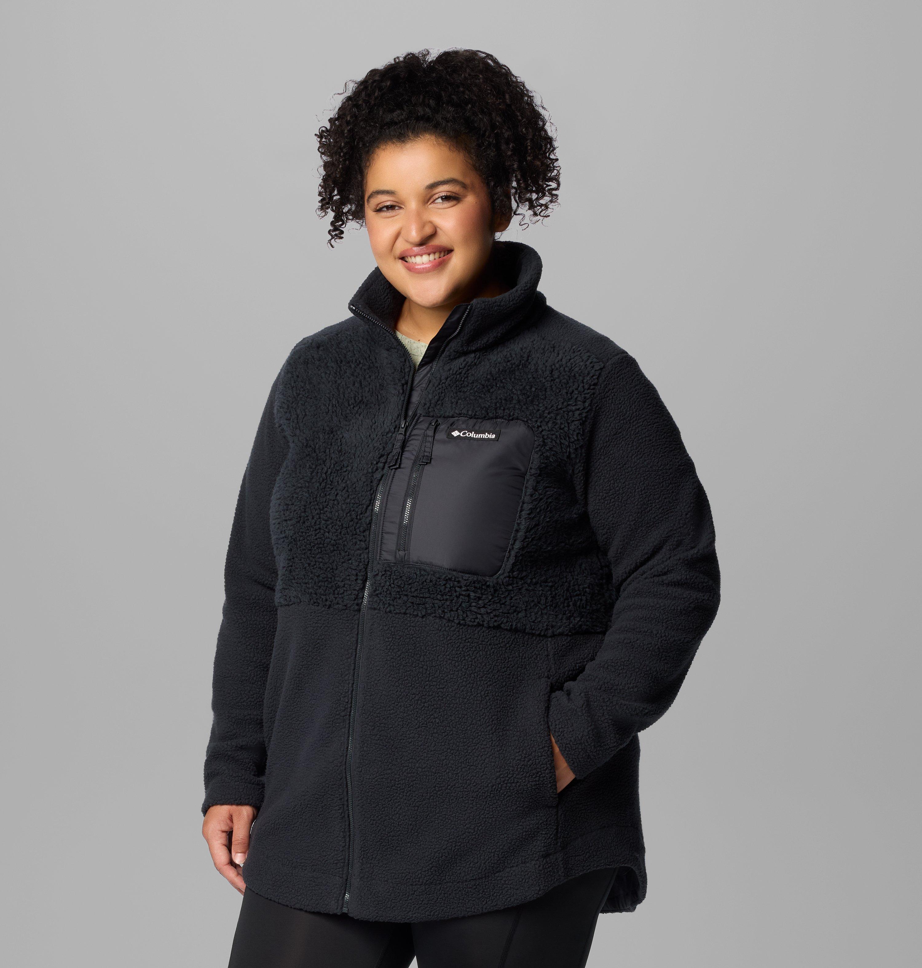 Women's Columbia Lodge Sherpa Full Zip Fleece Jacket - Plus Size 4