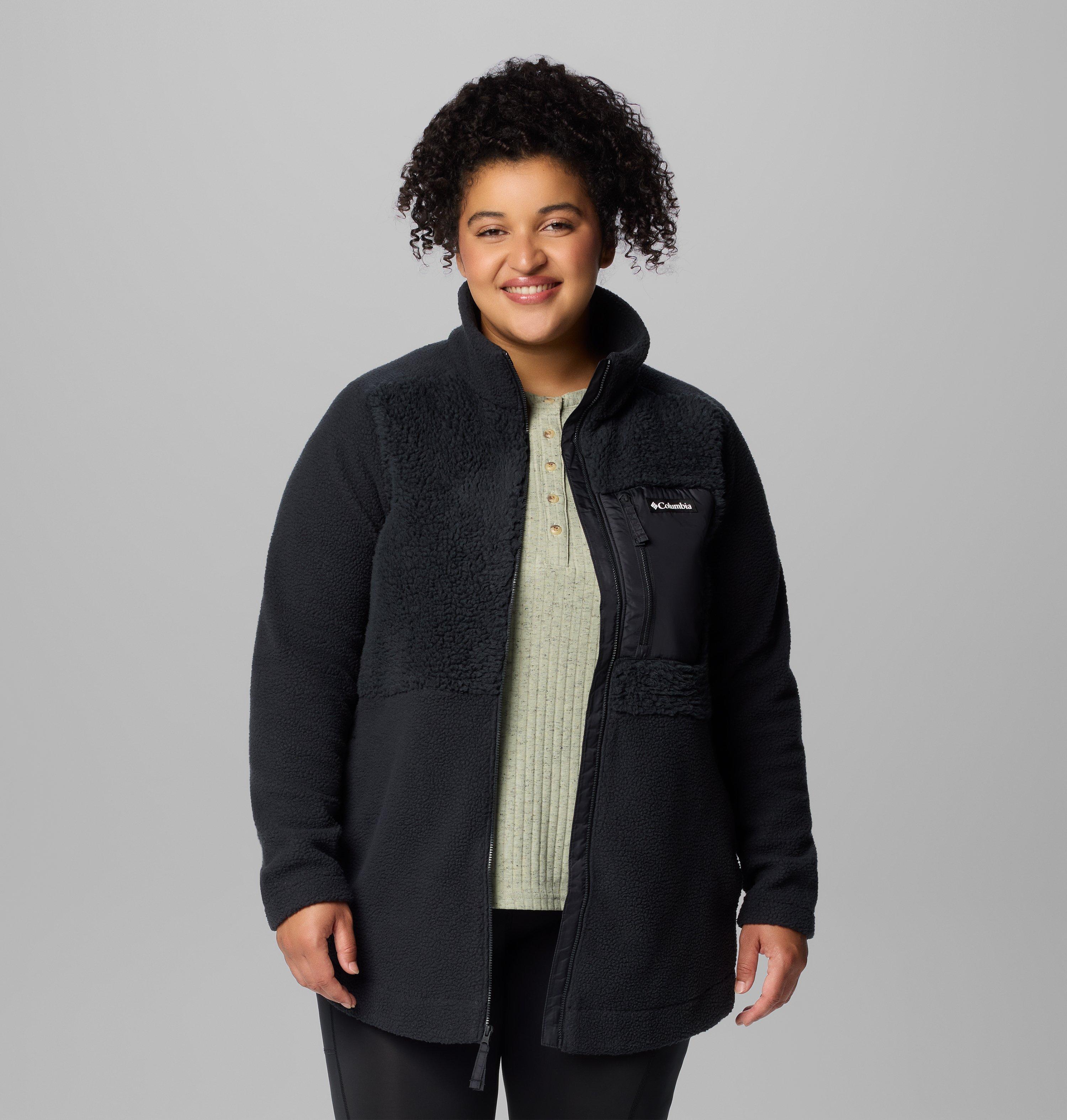 Women's Columbia Lodge Sherpa Full Zip Fleece Jacket - Plus Size 6