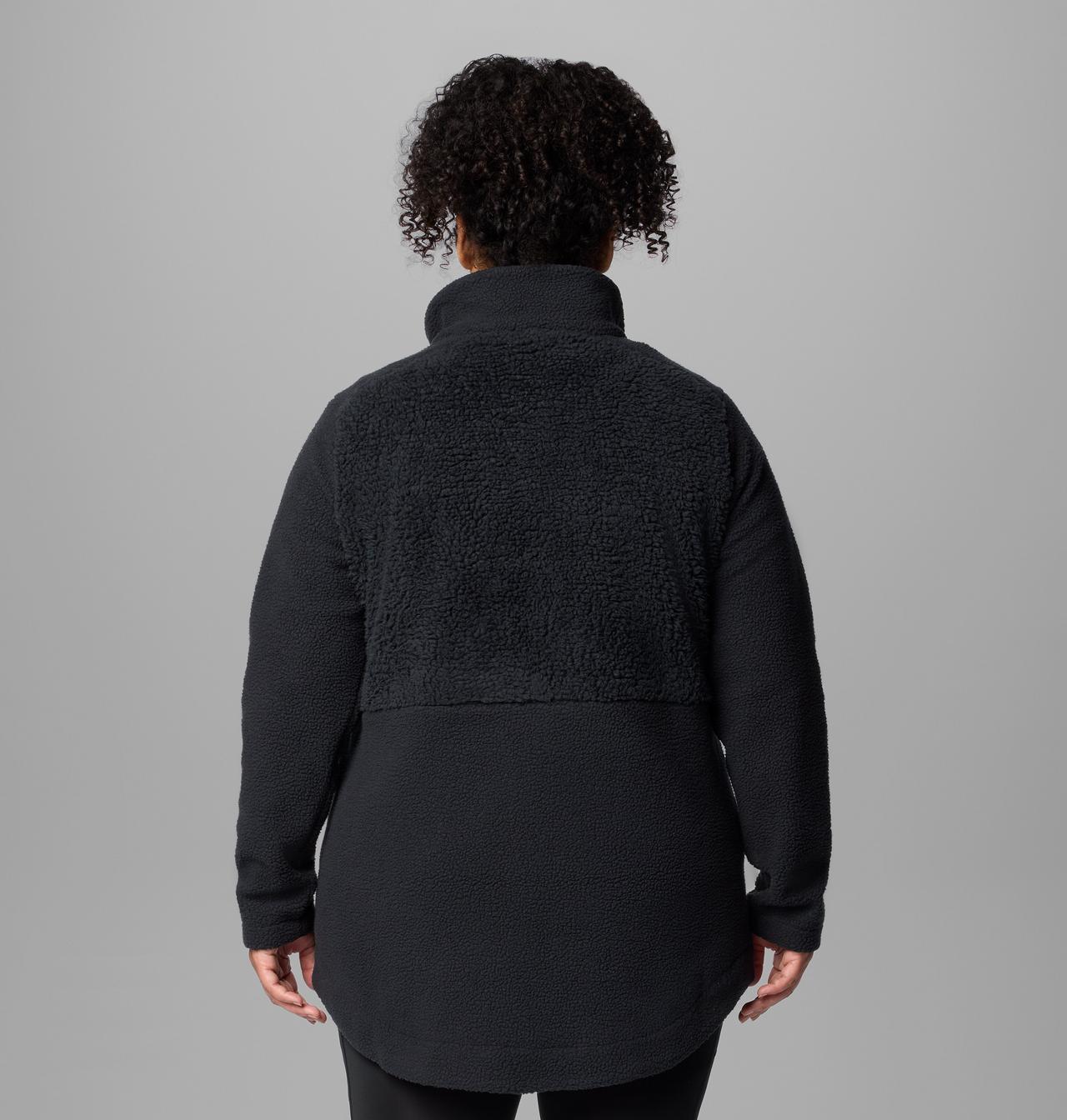 Women's Columbia Lodge™ Sherpa Full Zip Fleece Jacket - Plus Size 2