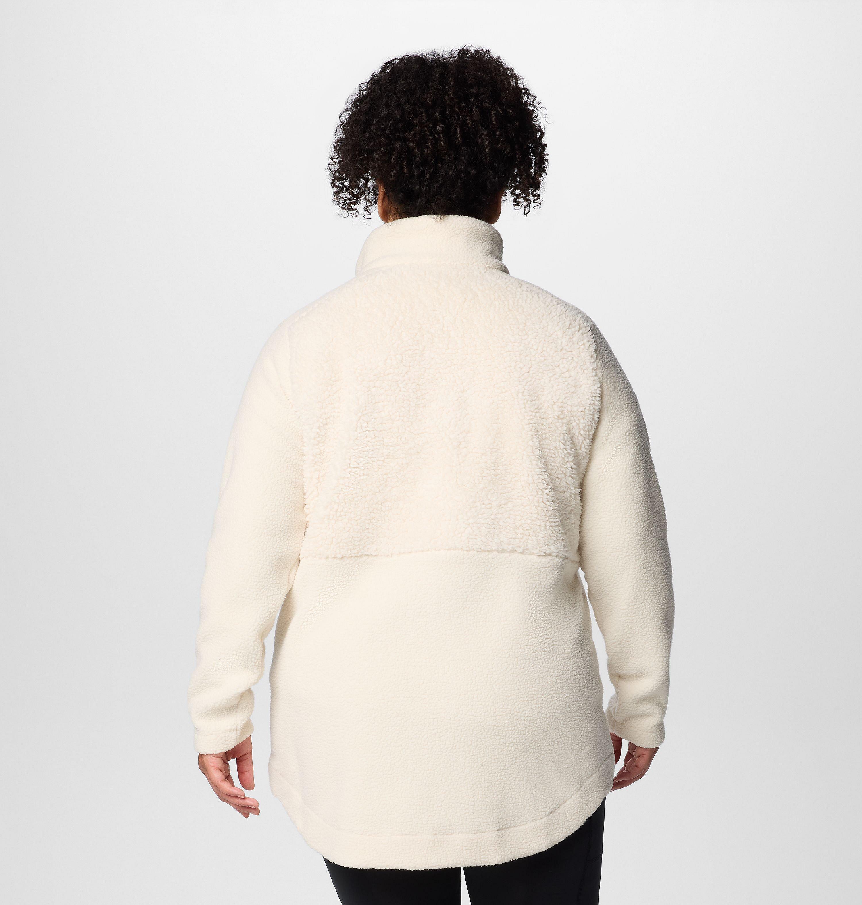 Women's Columbia Lodge Sherpa Full Zip Fleece Jacket - Plus Size | 191 | 1X 2