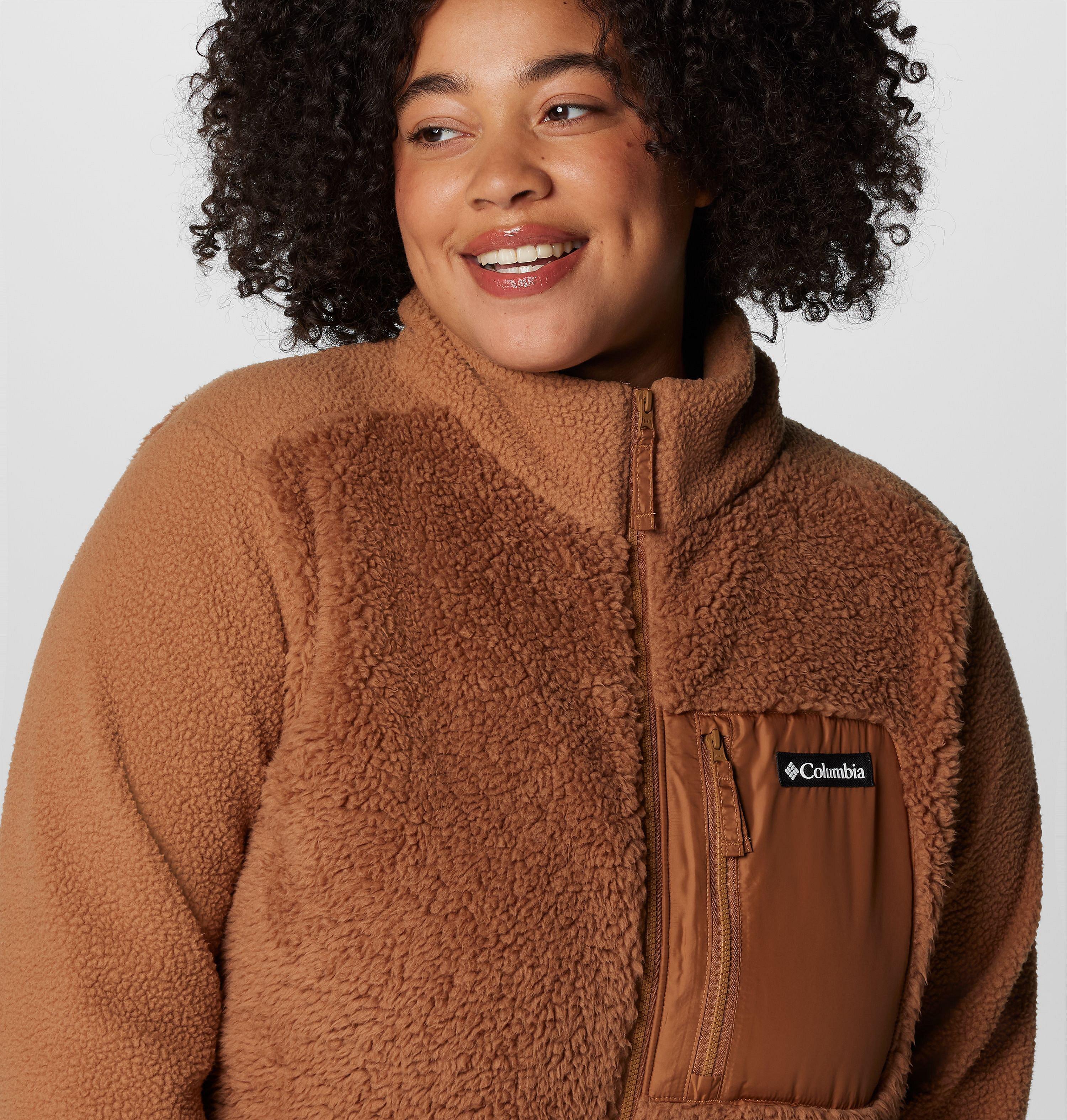 Women's Columbia Lodge Sherpa Full Zip Fleece Jacket - Plus Size 5