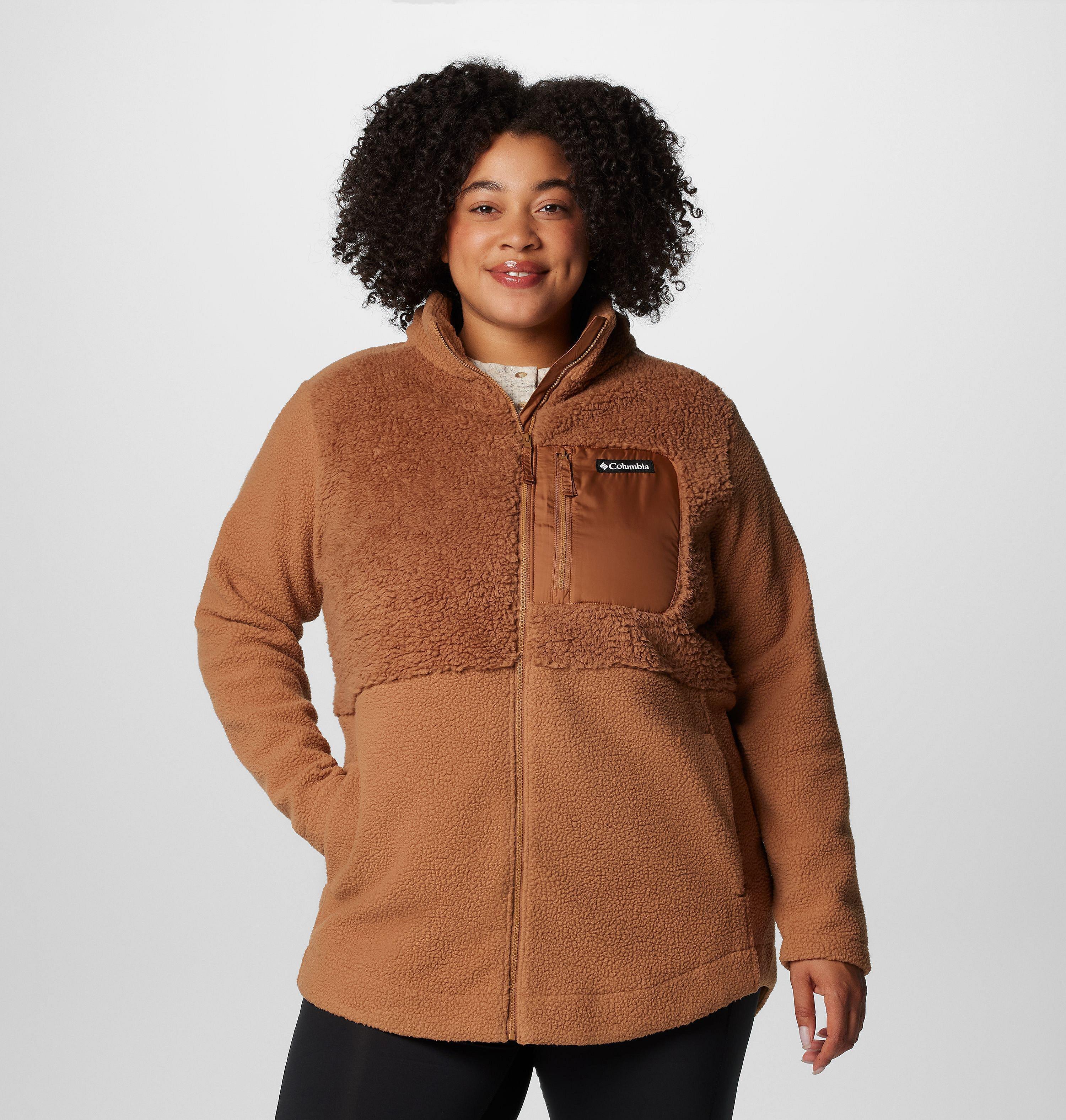 Women's Columbia Lodge Sherpa Full Zip Fleece Jacket - Plus Size 6