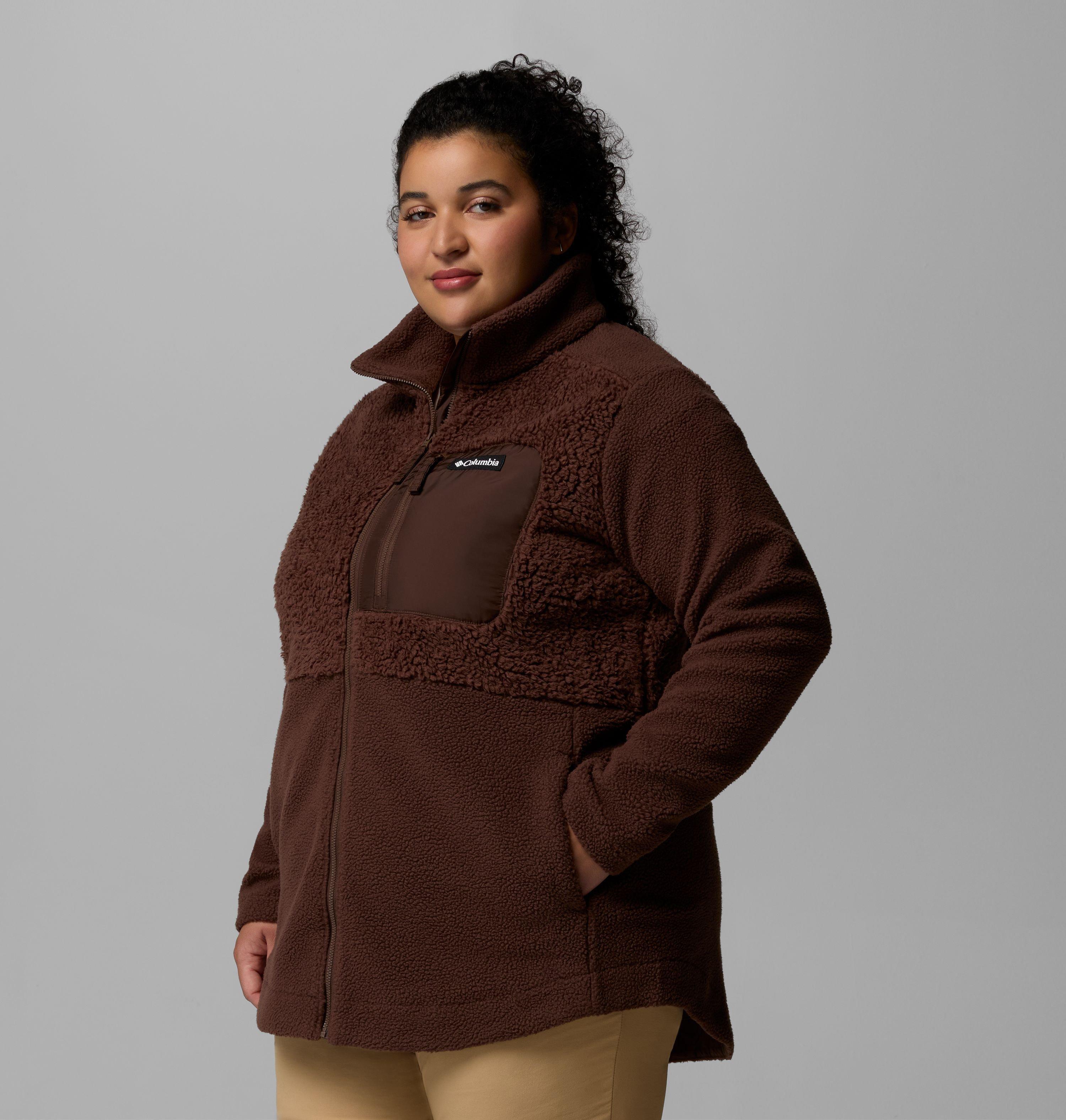 Women's Columbia Lodge Sherpa Full Zip Fleece Jacket - Plus Size 4