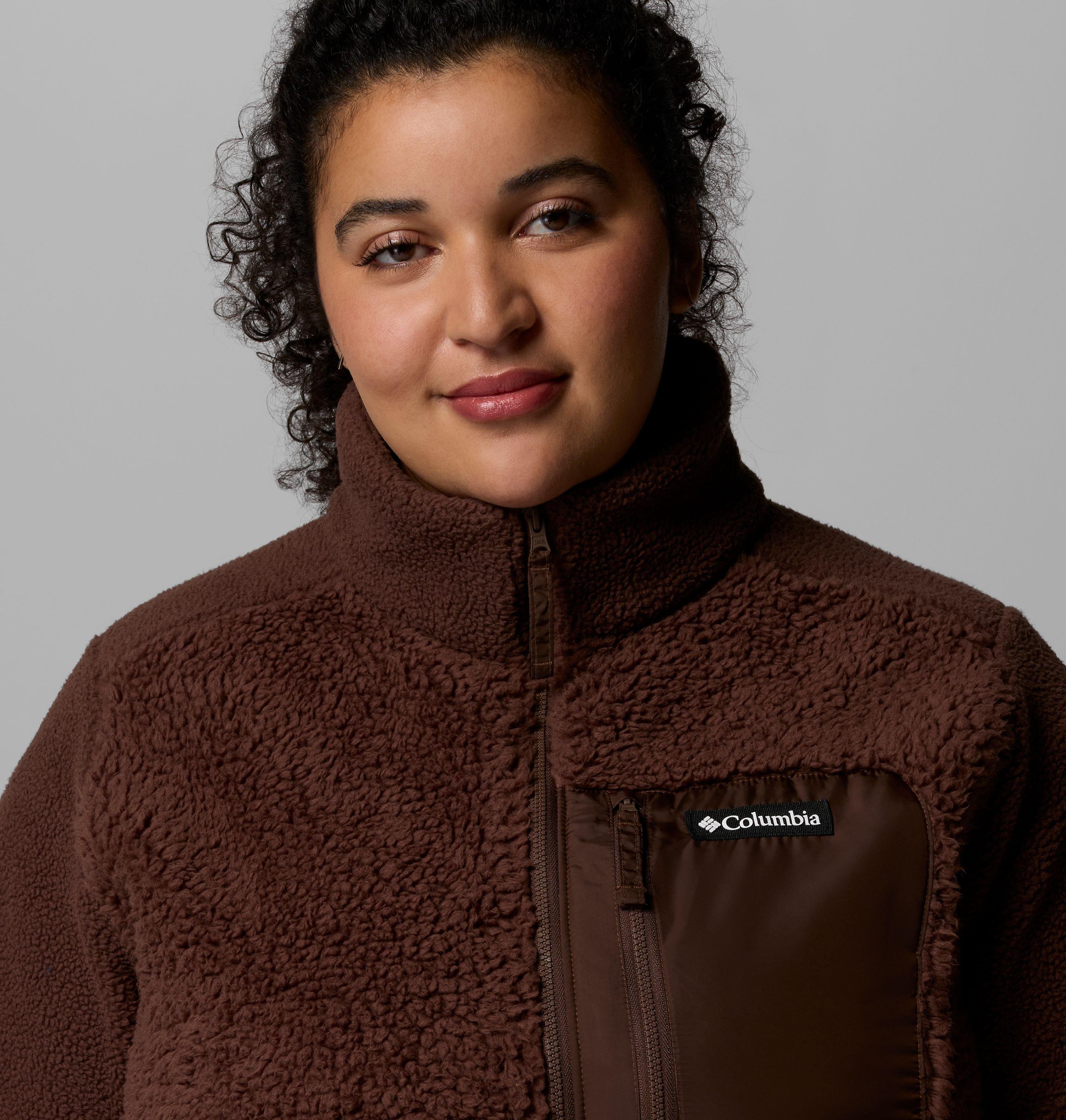 Women's Columbia Lodge Sherpa Full Zip Fleece Jacket - Plus Size 6