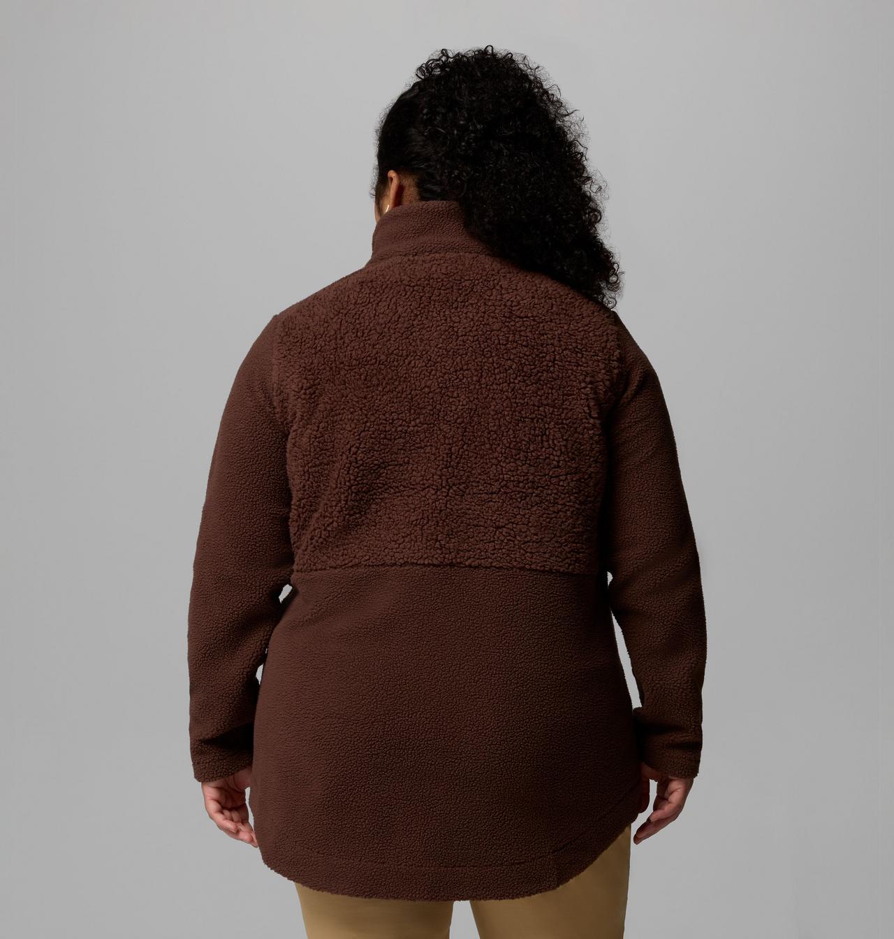 Women's Columbia Lodge™ Sherpa Full Zip Fleece Jacket - Plus Size 3