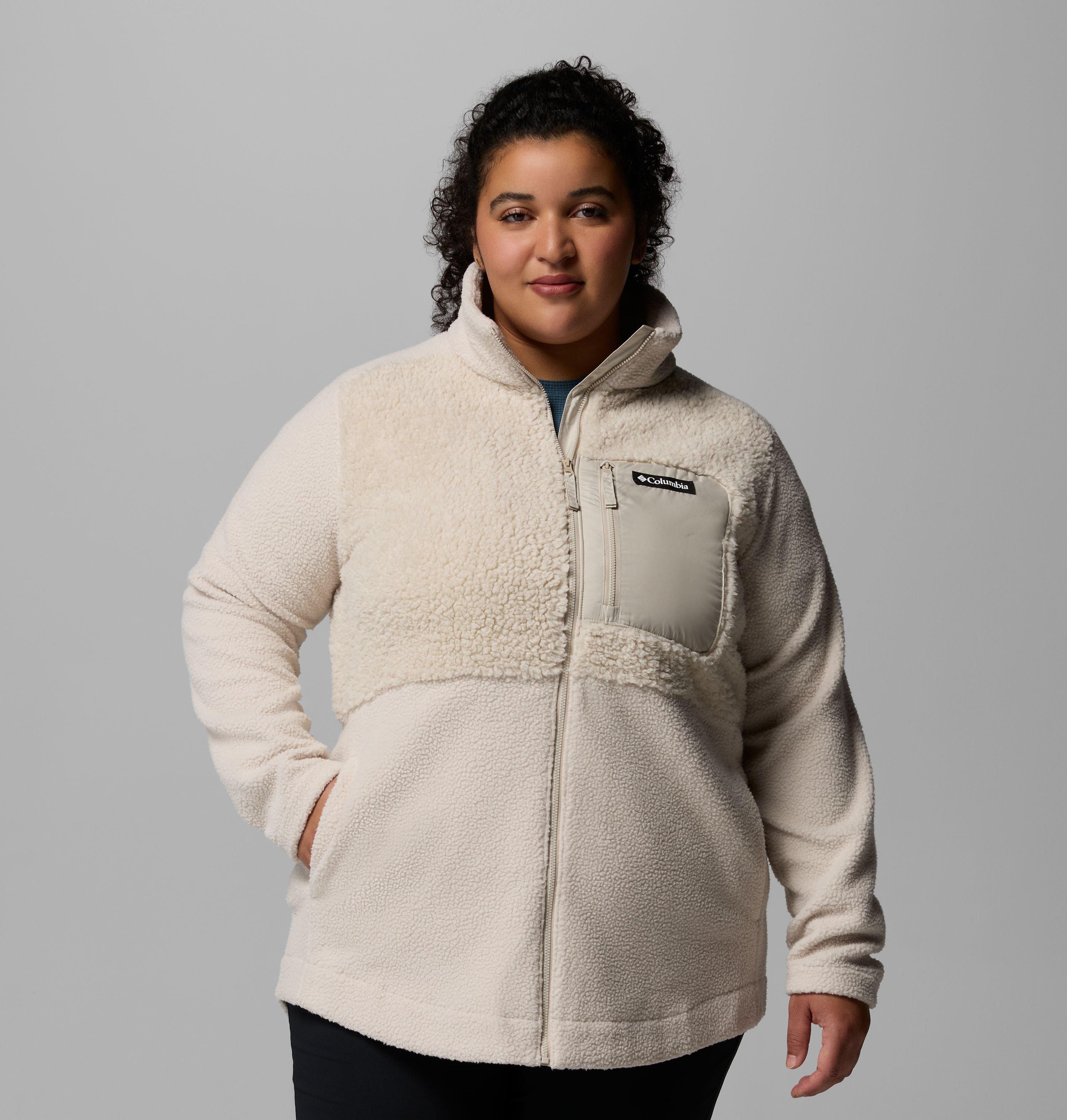Women's Columbia Lodge Sherpa Full Zip Fleece Jacket - Plus Size | 278 | 3X 1