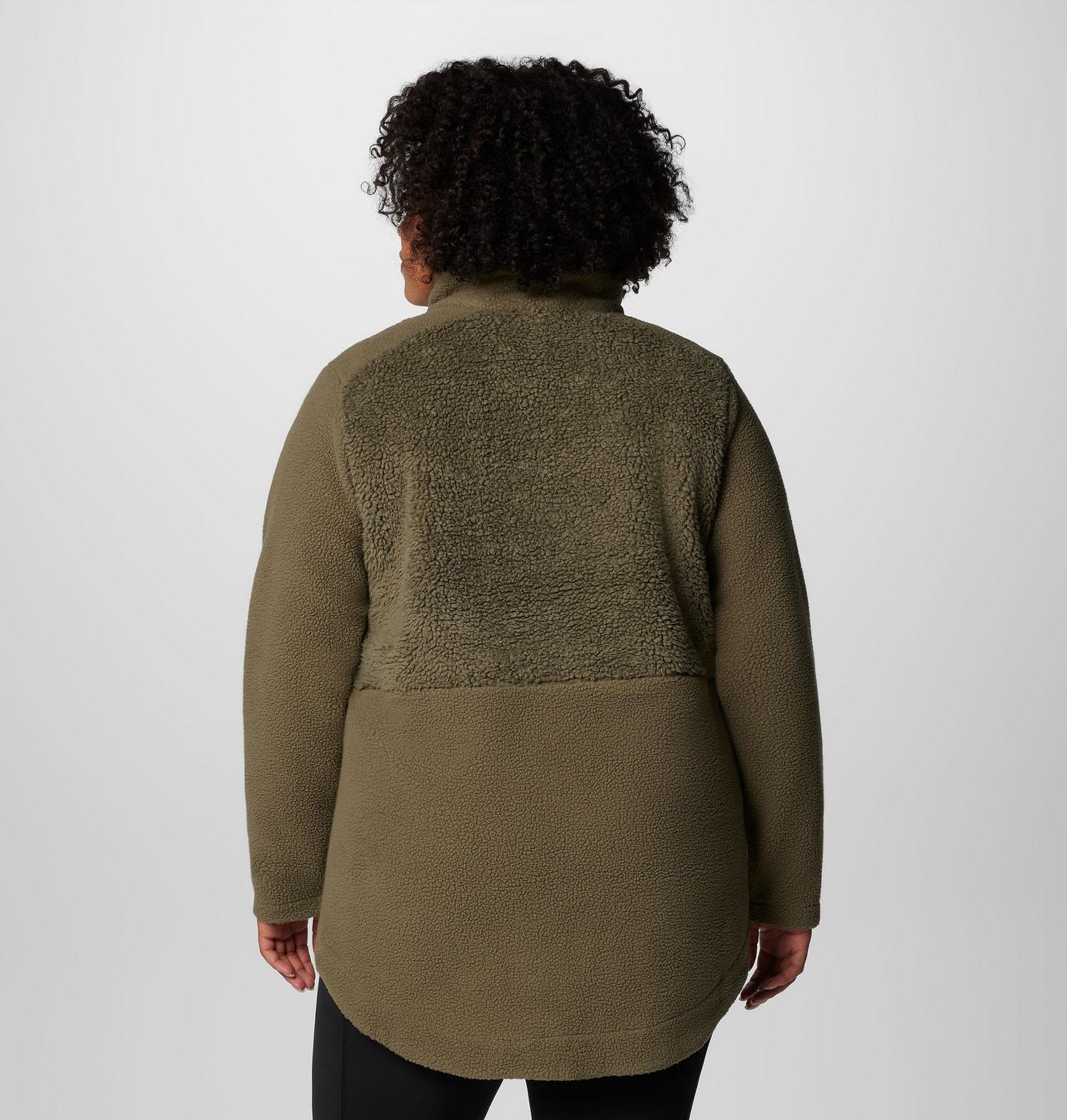 Women's Columbia Lodge™ Sherpa Full Zip Fleece Jacket - Plus Size 2