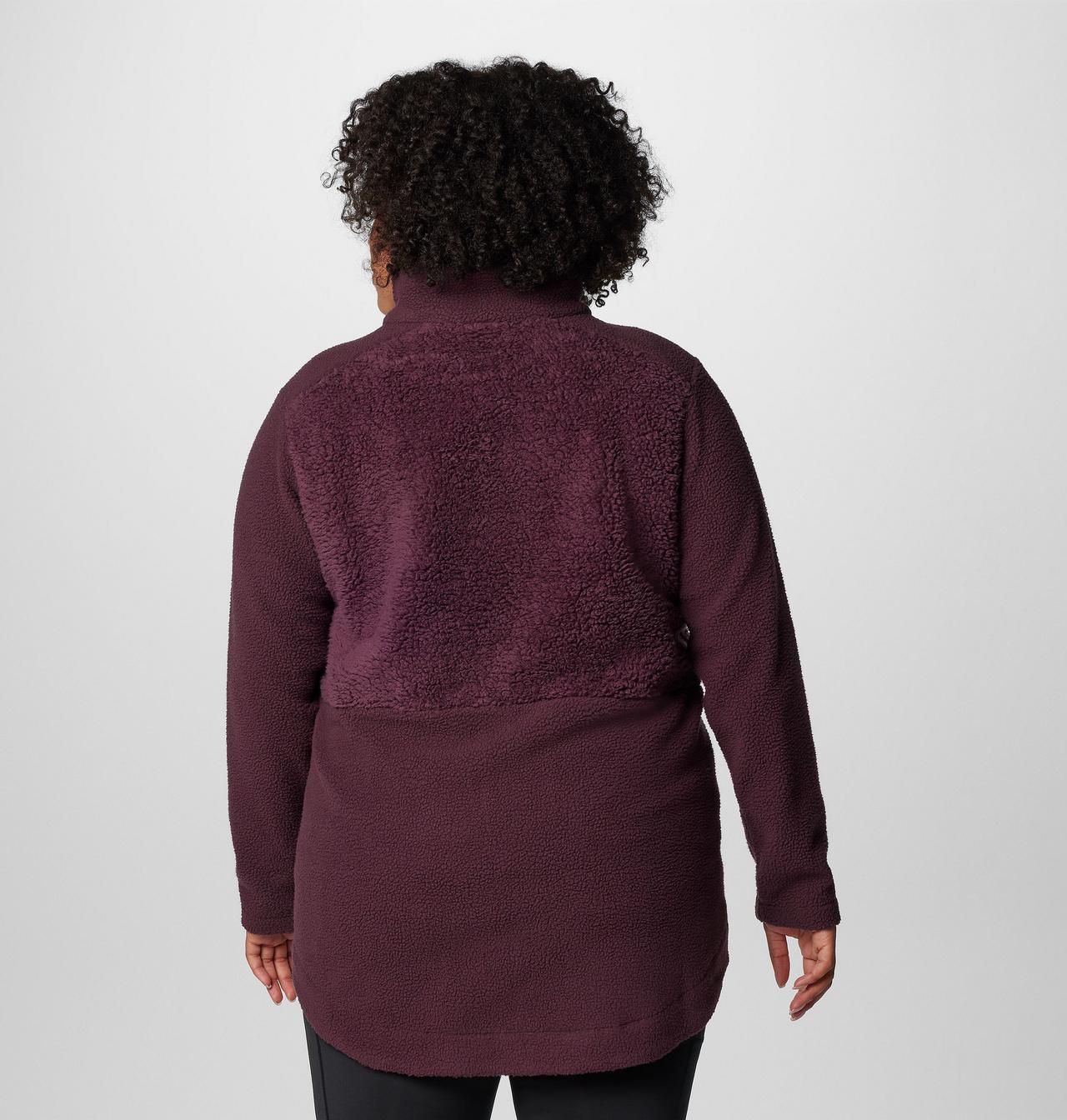 Women's Columbia Lodge™ Sherpa Full Zip Fleece Jacket - Plus Size 2